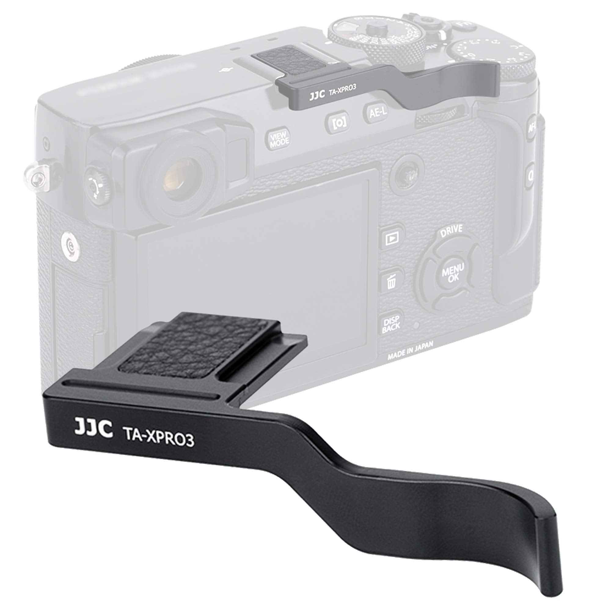 Jjc Ta Xpro3 Thumbs Up Grip For Fuji X Pro3 X Pro2 X Pro1 Camera, Hot Shoe Thumb Grip Comaptible With Fujifilm Xpro3 Xpro2 Xpro1