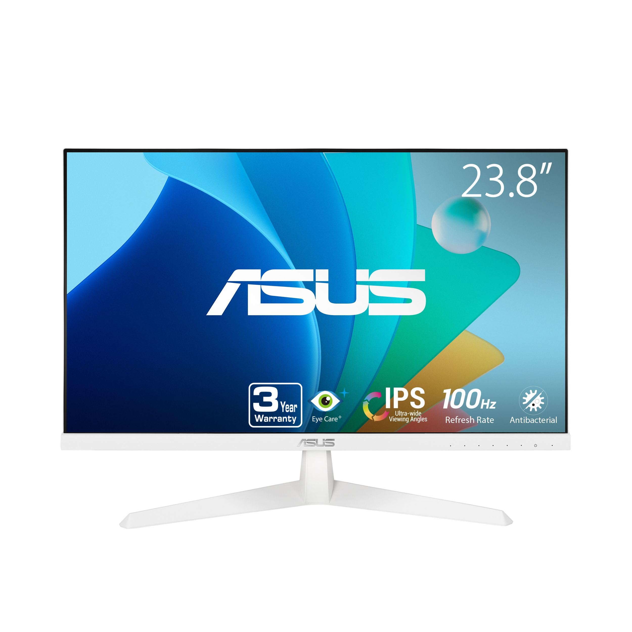 Asus Eye Care 23.8    1080P Gaming Monitor (Vy249Hf W)   Full Hd, Ips, 100Hz, Ips, Smoothmotion, 1Ms, Adaptive Sync, Eye Care Pl