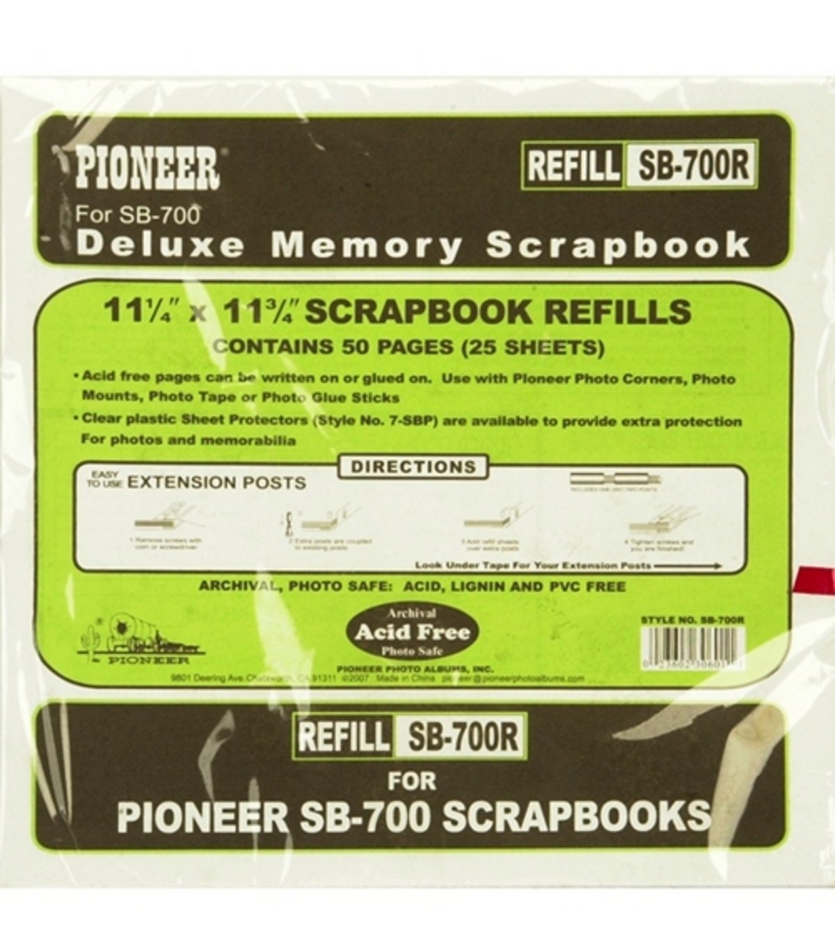 Pioneer Refill Package For Sb 700