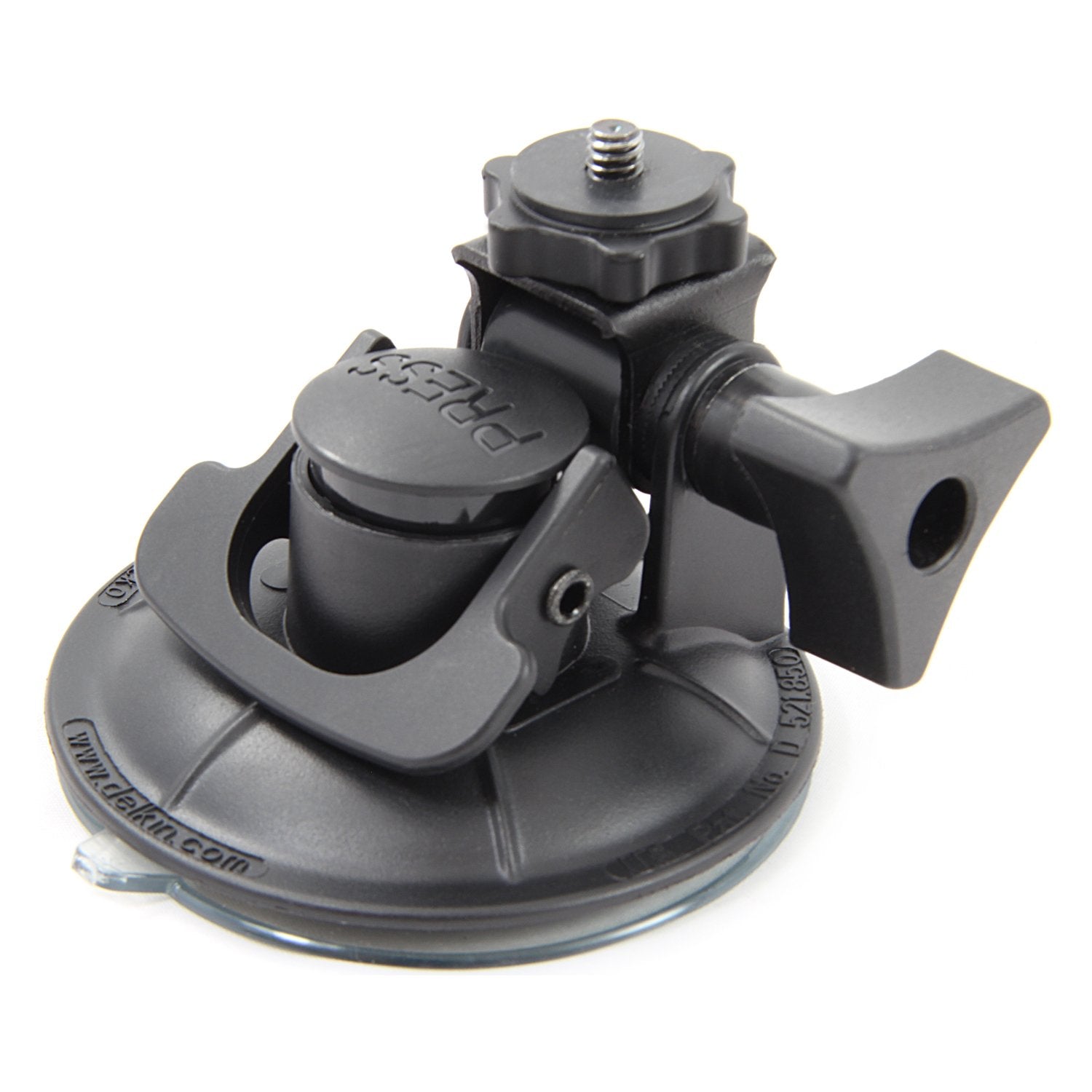 Delkin Devices Fat Gecko Stealth Suction Camera Mount (Ddmount Stealth), Matte Black