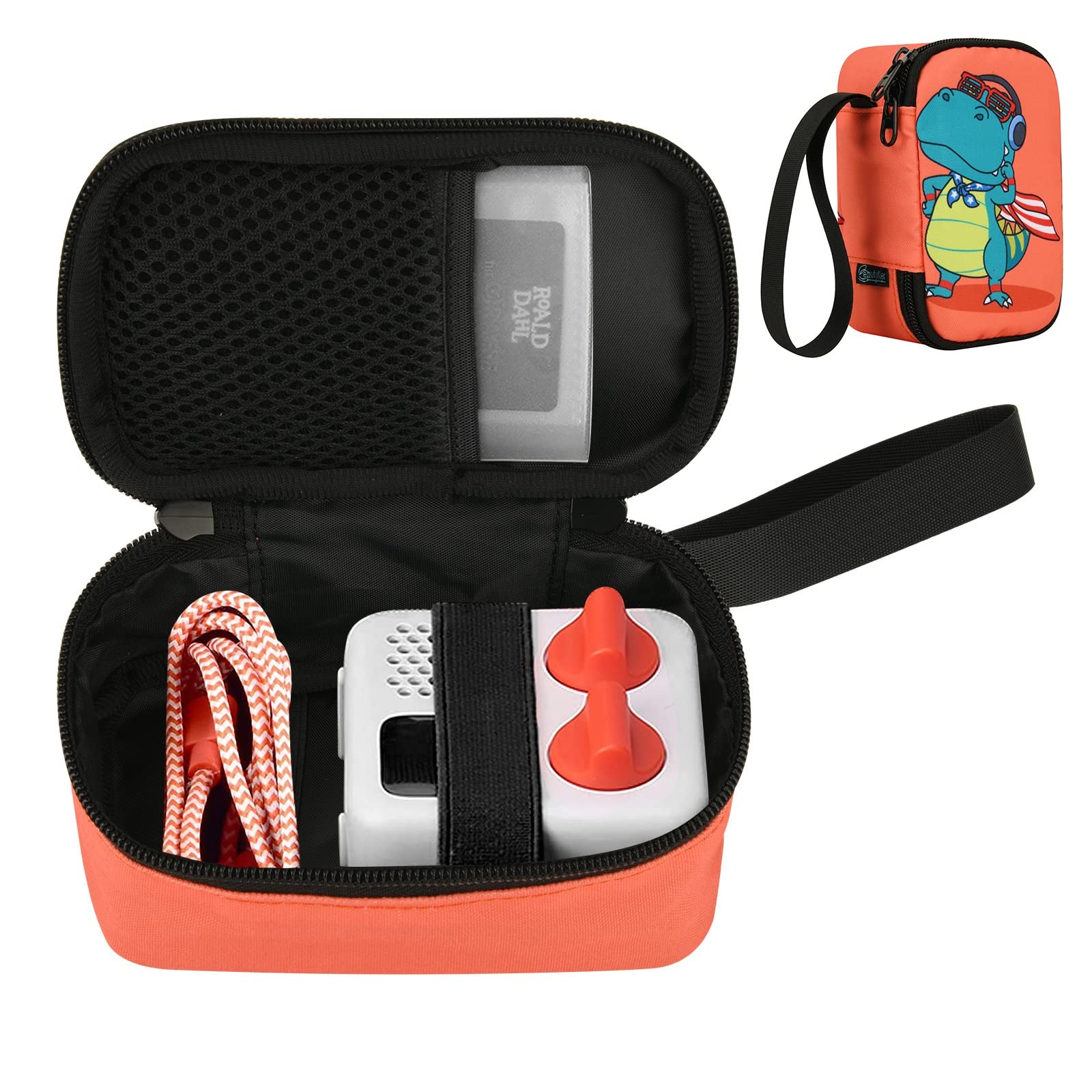 Beautyflier Travel Case Compatible With Yoto Mini (2024 Edition) & Accessories, Holder Bag For Mini Music Player, With Mesh Pock