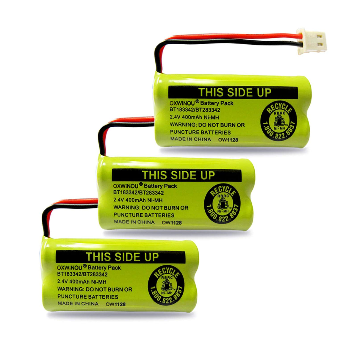 Oxwinou Replacement Battery Bt183342/Bt283342 Bt166342/Bt266342 Bt162342 / Bt262342 Bt166342 Compatible With Cs6114 Cs6419 Cs671
