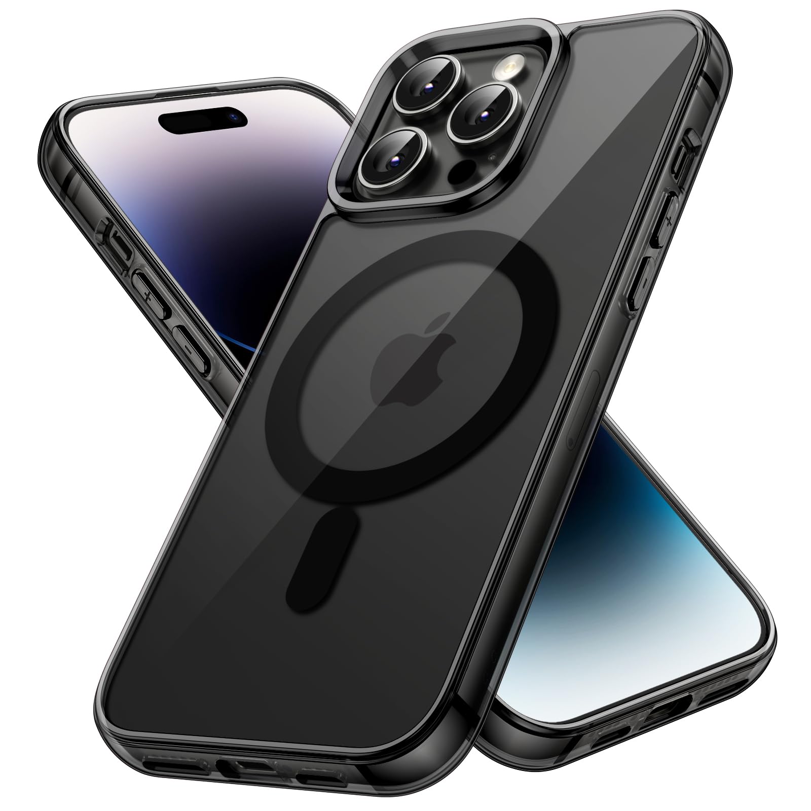 JETech Magnetic Case for iPhone 14 Pro 6.1-Inch Compatible with MagSafe Wireless Charging, Shockproof Phone Bumper Cover, Anti-S