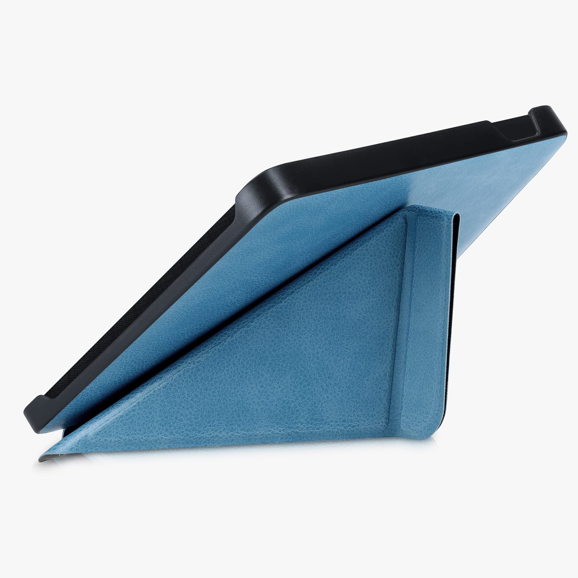 Kwmobile Origami Case Compatible With Kobo Libra 2 Case   Slim Pu Leather Cover With Stand   Petrol