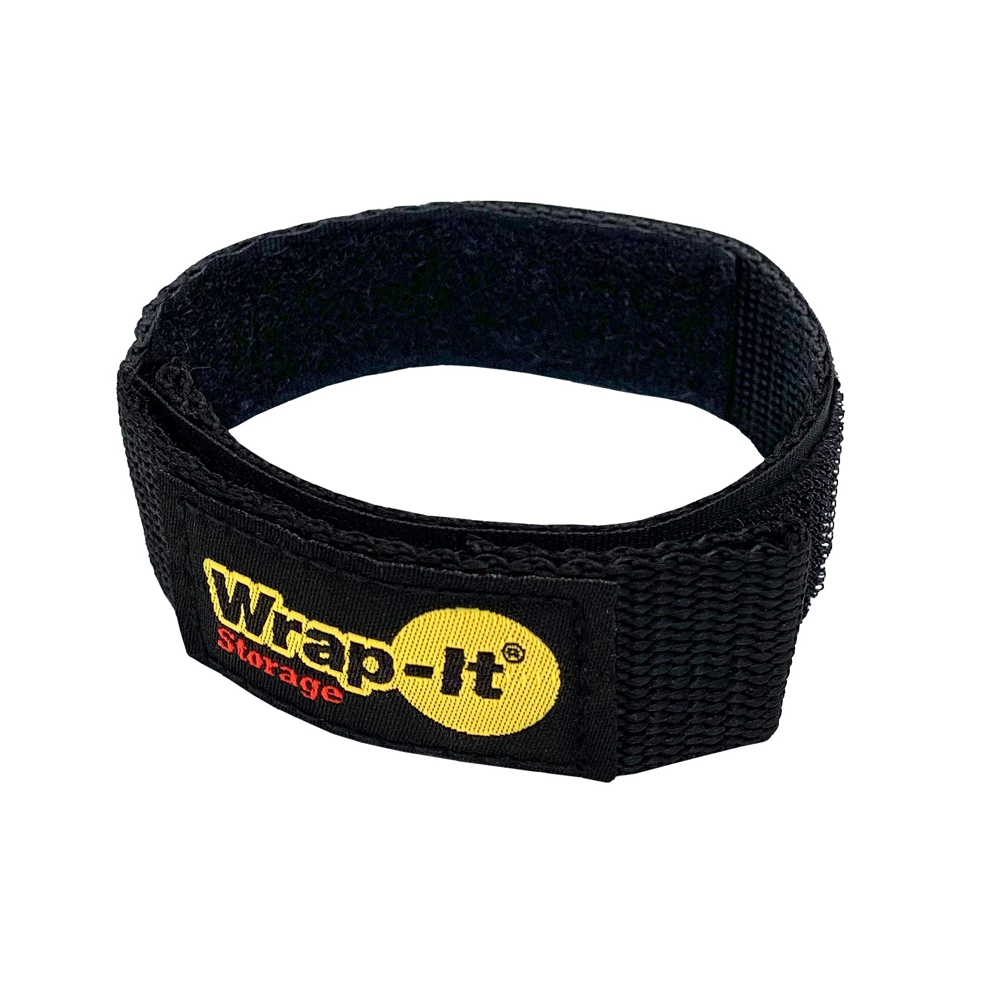 Quick Straps By Wrap It Storage   12    (12 Pack) Black   Hook And Loop Cord Wraps For Cable Storage And Organization