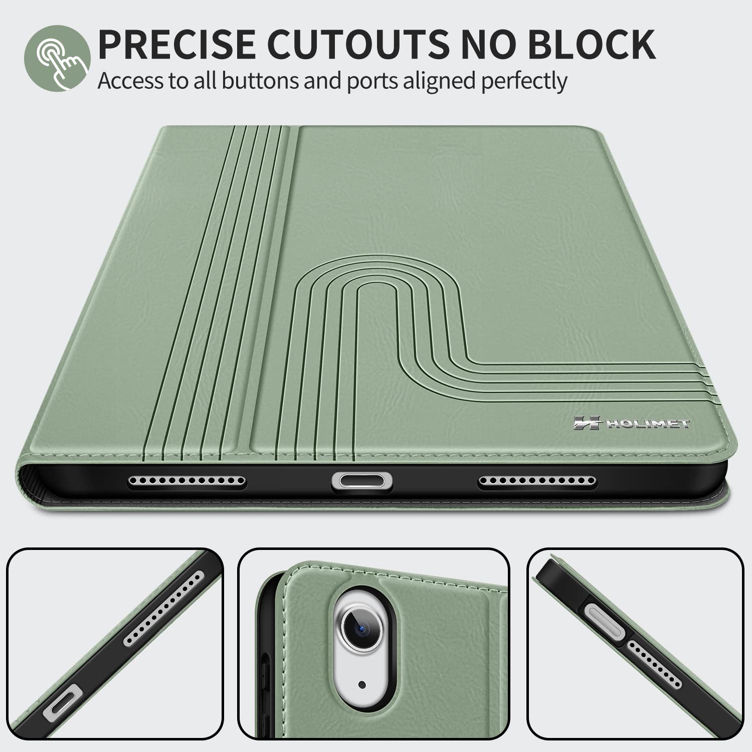 H Holimet Case For Ipad Air 11 Inch 2024 (M2)/Ipad Air 5Th Generation 2022/Ipad Air 4Th Generation 2020 10.9 Inch With Pencil Ho