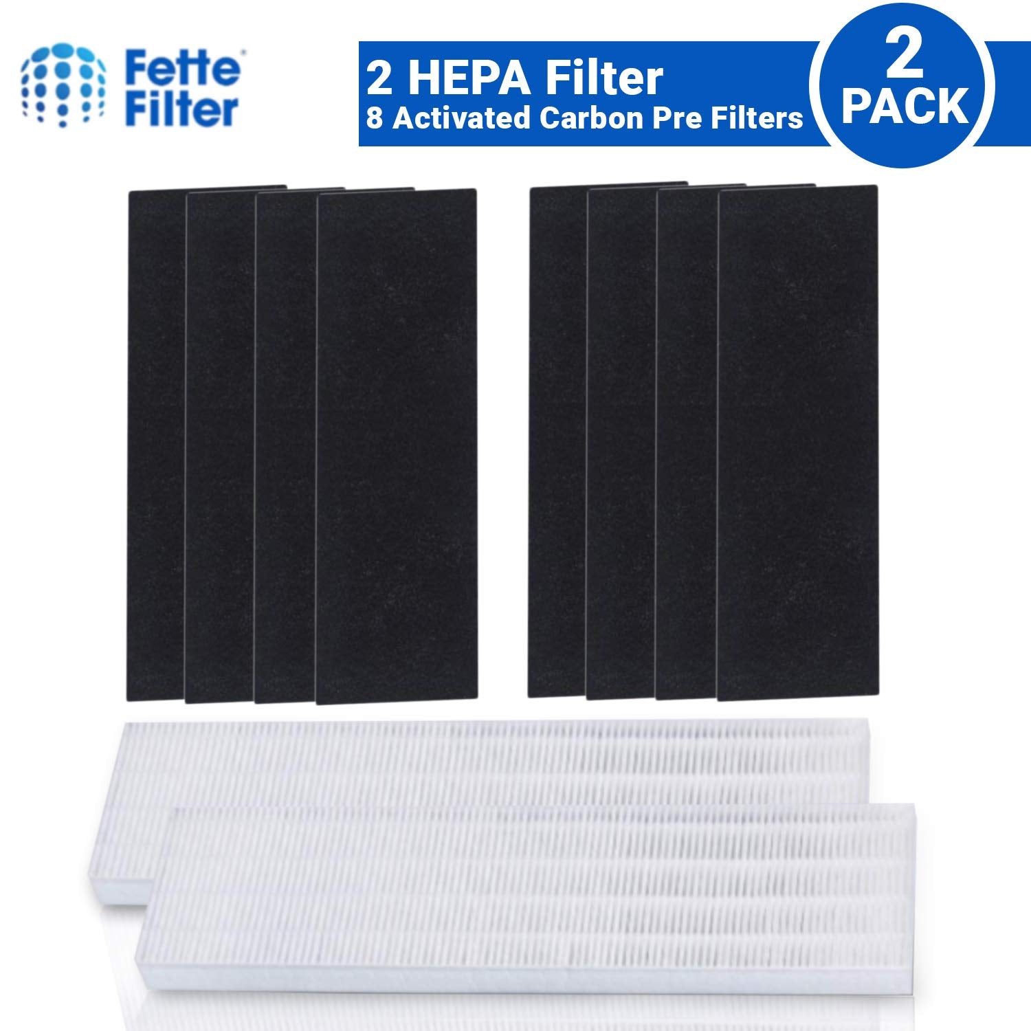 Fette Filter   Premium True Hepa H13 Replacement Filters Compatible With Fellows Aeramax 90/100 Dx5 & Db5 Part # 40101701 928700