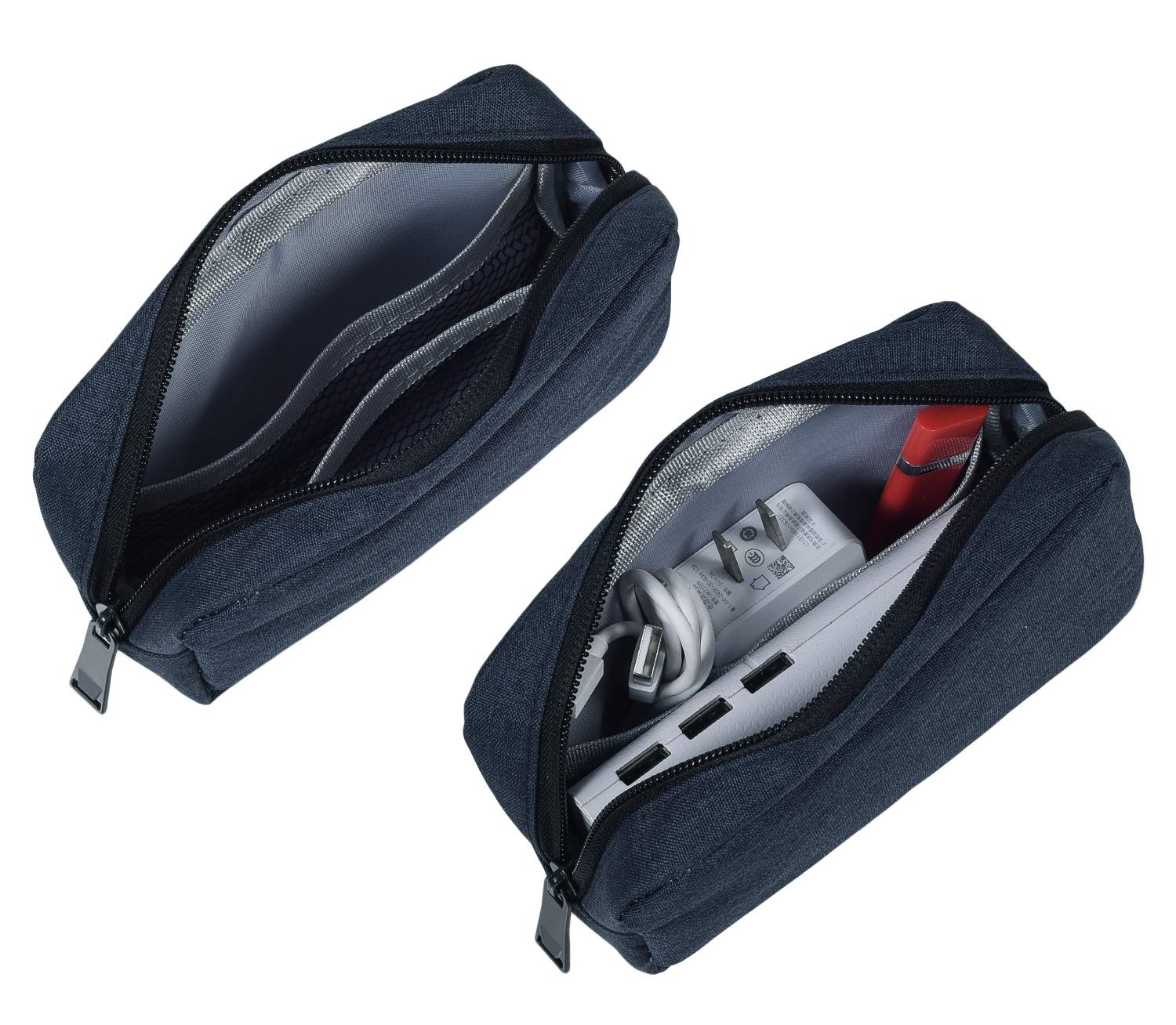 Dealcase Travel Electronics Cable Organizer Bag Accessories Bag,Canvas Waterproof Universal Electronics/Accessories Multifunctio