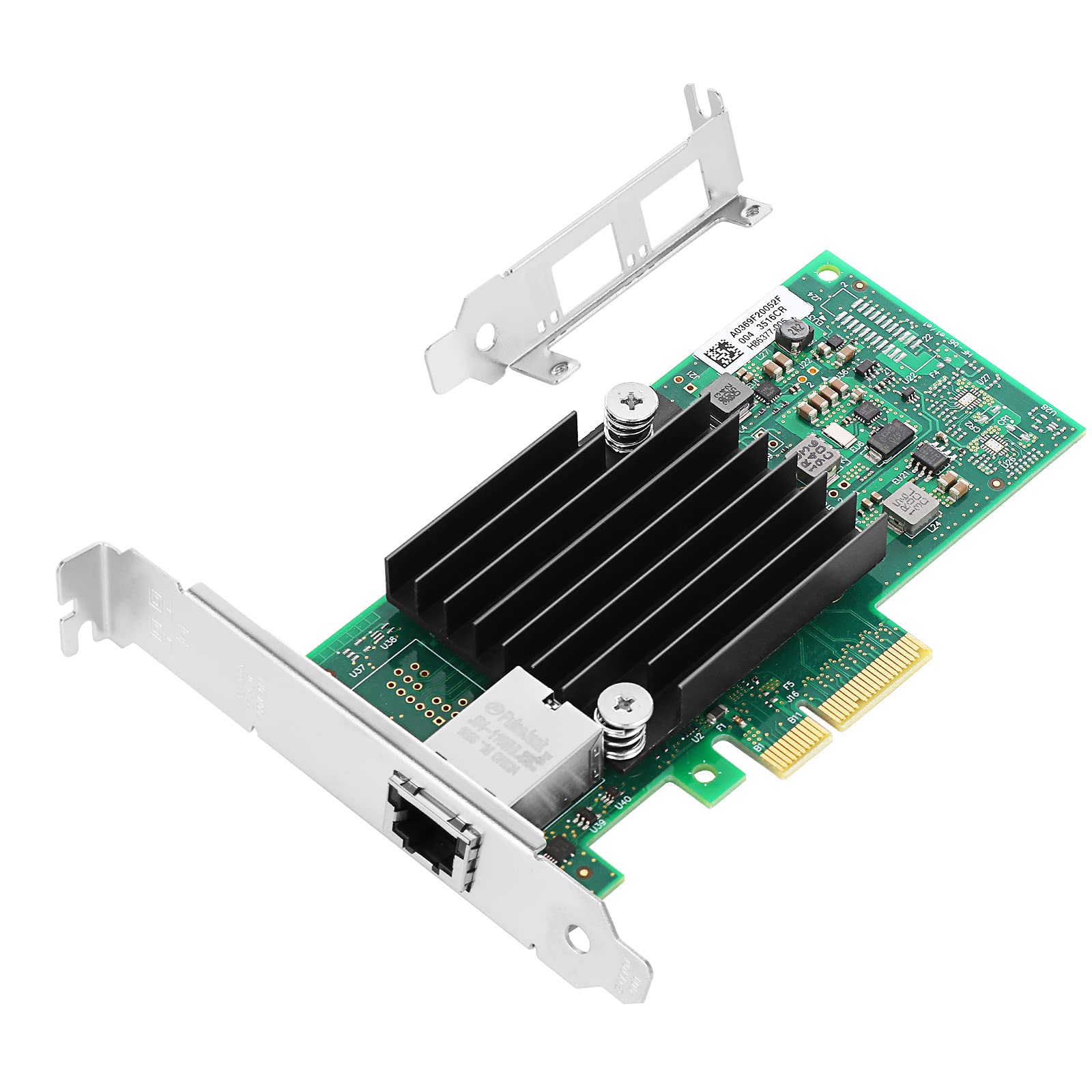 10Gb Pci E Nic Network Card For Intel X550 T1, 10Gb/ 5Gb/2.5Gb/1Gb Ethernet Converged Adapter(Nic/Cna), Single Copper Rj45 Port