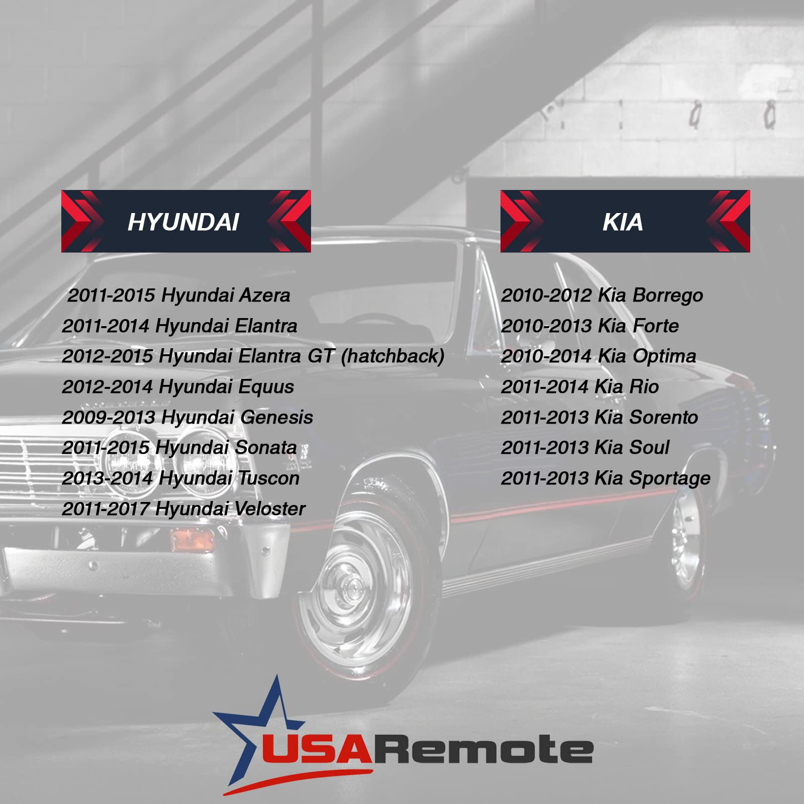 Key Fob Fits Hyundai Kia Smart Keyless Entry Remote 2010 2011 2012 2013 2014 2015 (Sy5Hmfna04)