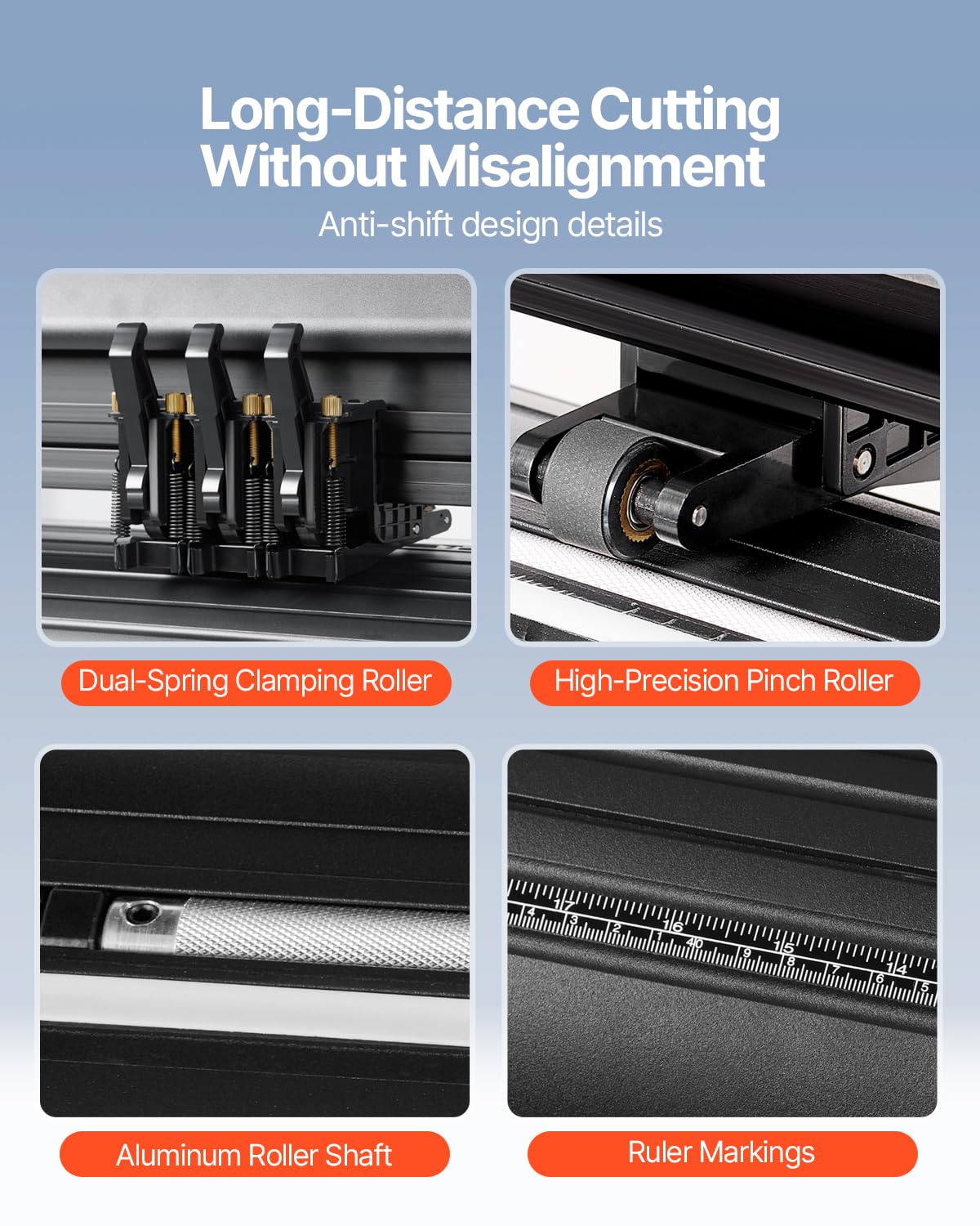 Vevor Vinyl Cutter 53 Inch Vinyl Cutter Machine Semi-Automatic Diy Vinyl Printer Cutter Machine Manual Positioning Sign Cutting