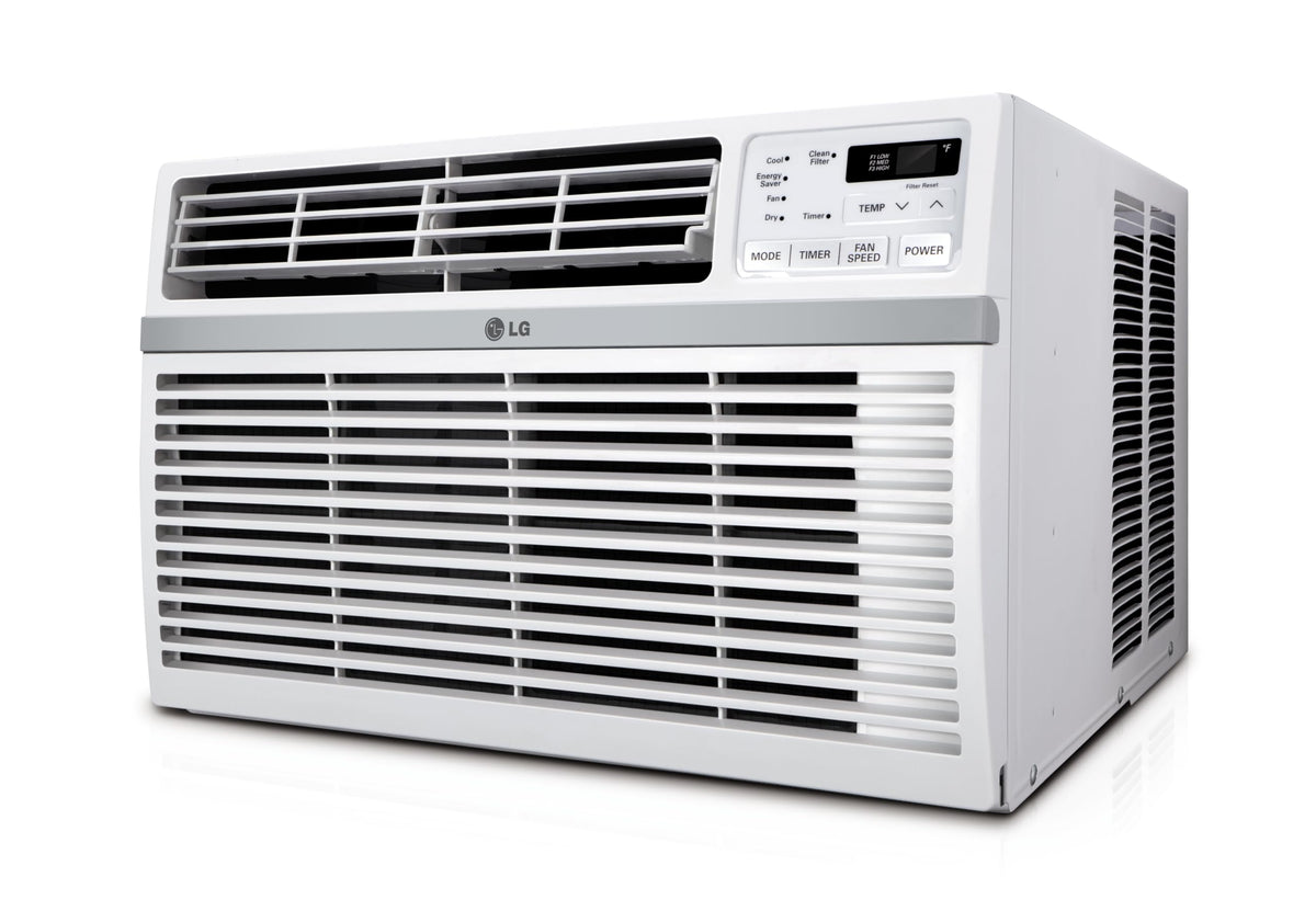 Lg 8,000 Window Air Conditioner, 115V, 350 Sq.Ft. (14' X 25' Room Size), Quiet Operation, Electronic Control With Remote, 3 Cool