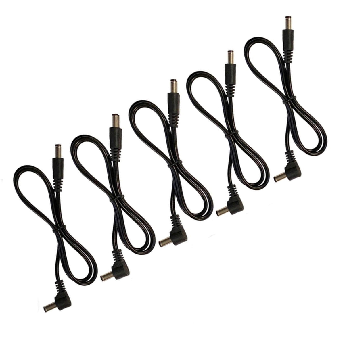 (5) Pack Effects Pedal Power Cables For Voodoo Labs Iso 5 Isolated Power Supply