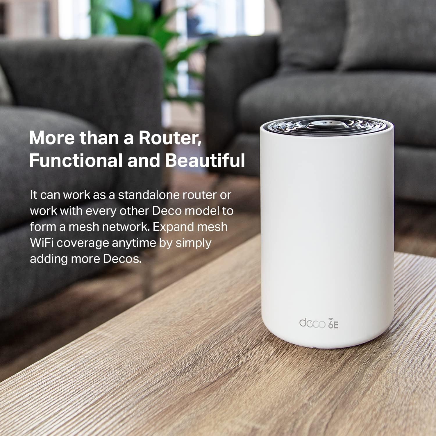 Tp Link Deco Axe5400 Tri Band Wifi 6E Mesh System(Deco Xe75)   Covers Up To 5500 Sqft, Replaces Wifi Router And Extender, Ai Dri