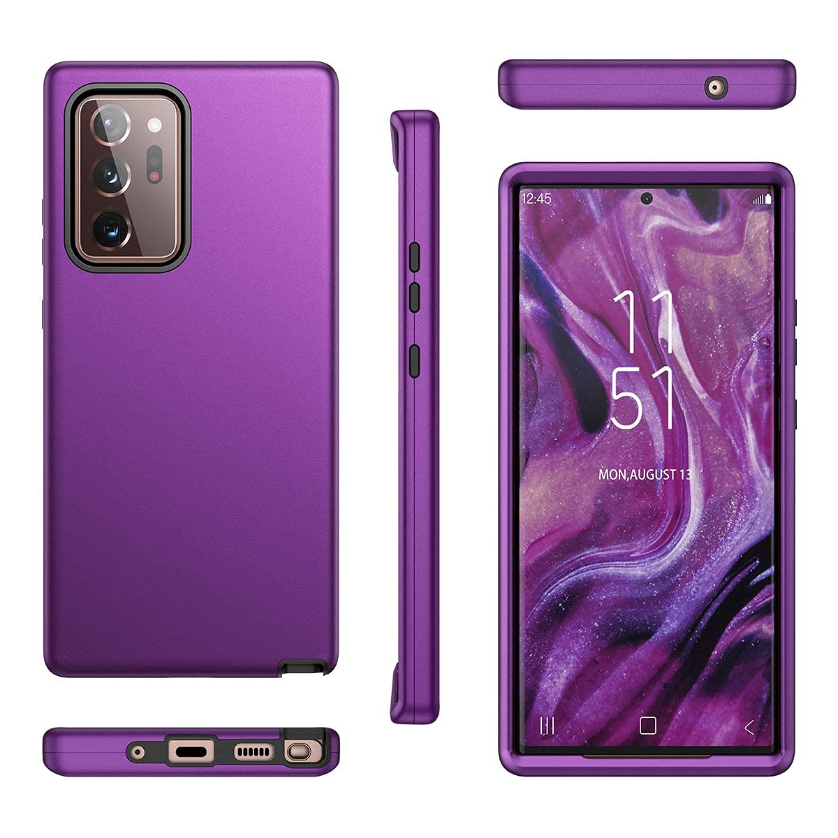 Welovecase For Galaxy Note 20 Ultra Case, Cover 3 In 1 Full Body Heavy Duty Protection Hybrid Shockproof Tpu Bumper Protective C
