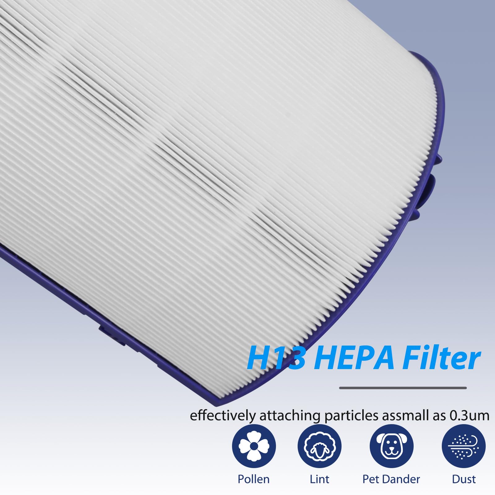 360 Combi Glass Hepa + Carbon Air Purifier Filter For Dyson Ph04, Hp04, Hp4A, Tp4A, Tp04, Dp4A, Dp04, Hp06, Tp06, Hp07, Tp7A, Tp