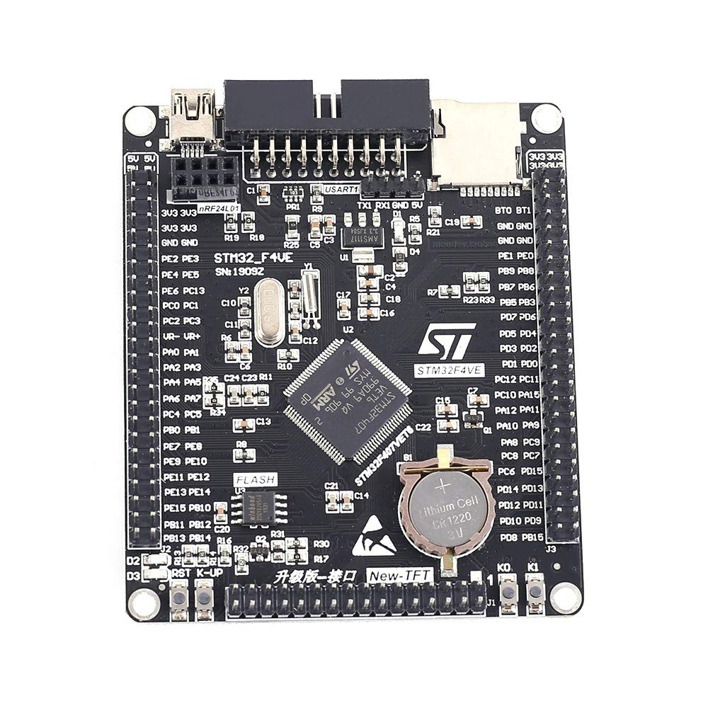Stm32F407Vet6 Development Board, Stm32F4 32Bit Dc 1.8V 3.6V Programmable Mcu Controller Stm32 System Board M4 Learning Board