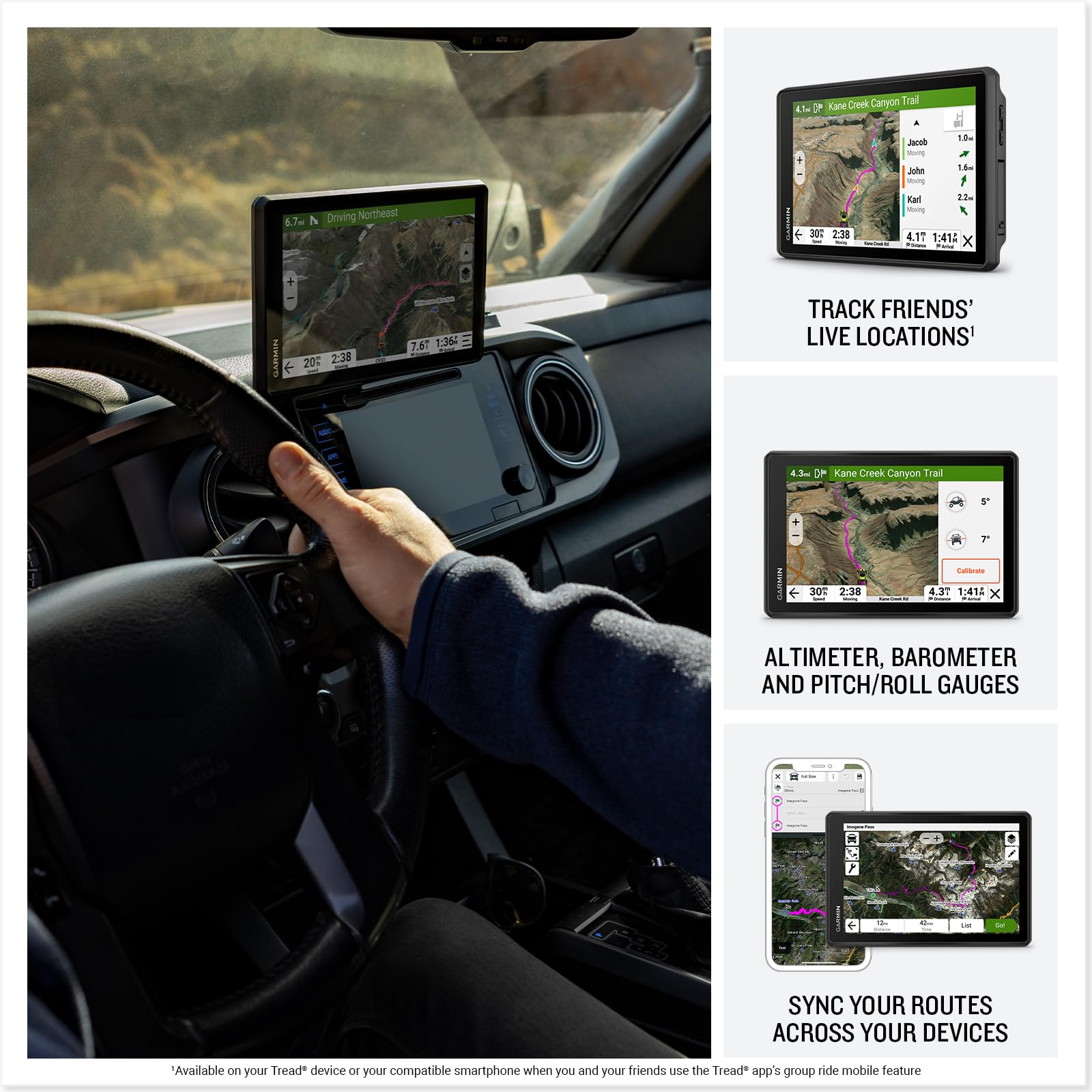 Garmin Tread 2 - Overland Edition, Rugged 8-Inch All-Terrain Navigator For Off-The-Grid Travels