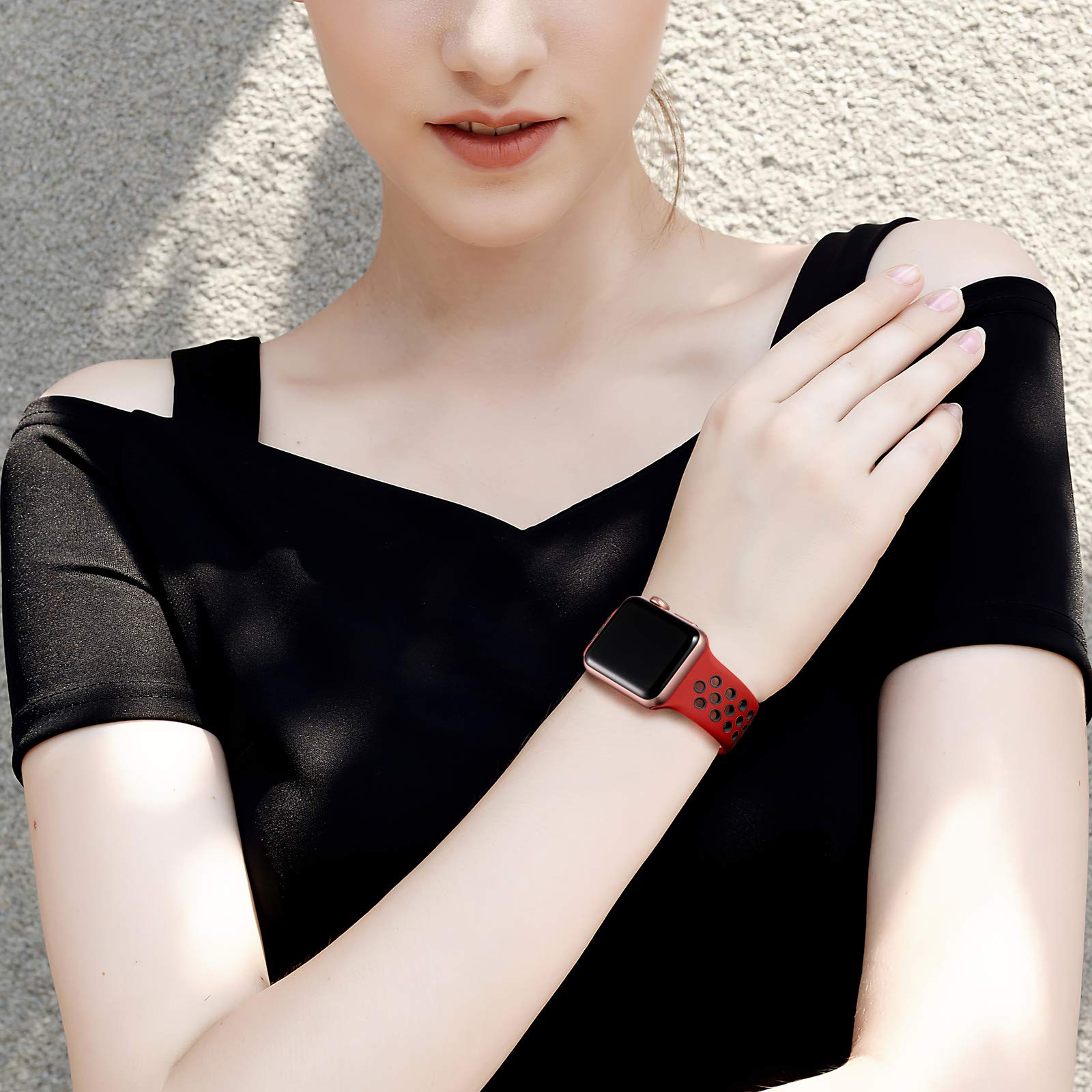 Lerobo 3 Pack Compatible With Apple Watch Bands 44Mm 46Mm 45Mm 49Mm 42Mm 41Mm 40Mm 38Mm,Soft Silicone Breathable Sport Band For