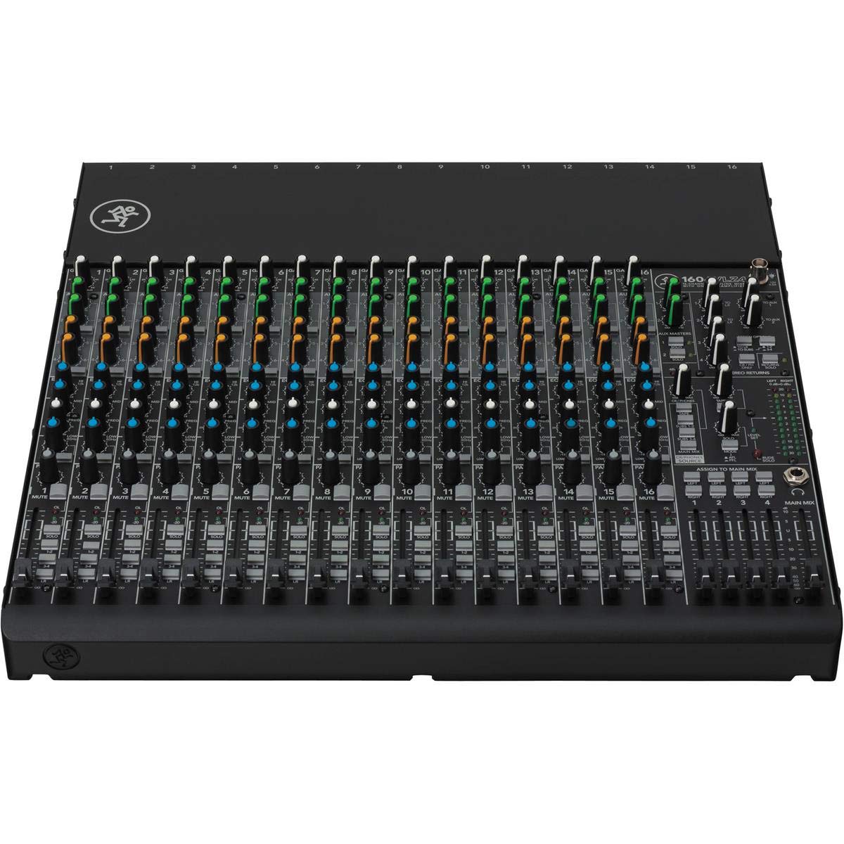 Mackie Vlz4 Series, 16 Channel, 4 Bus Compact Mixer With Ultra Wide 60Db Gain Range And 16 Onyx Mic Preamps (1604Vlz4)