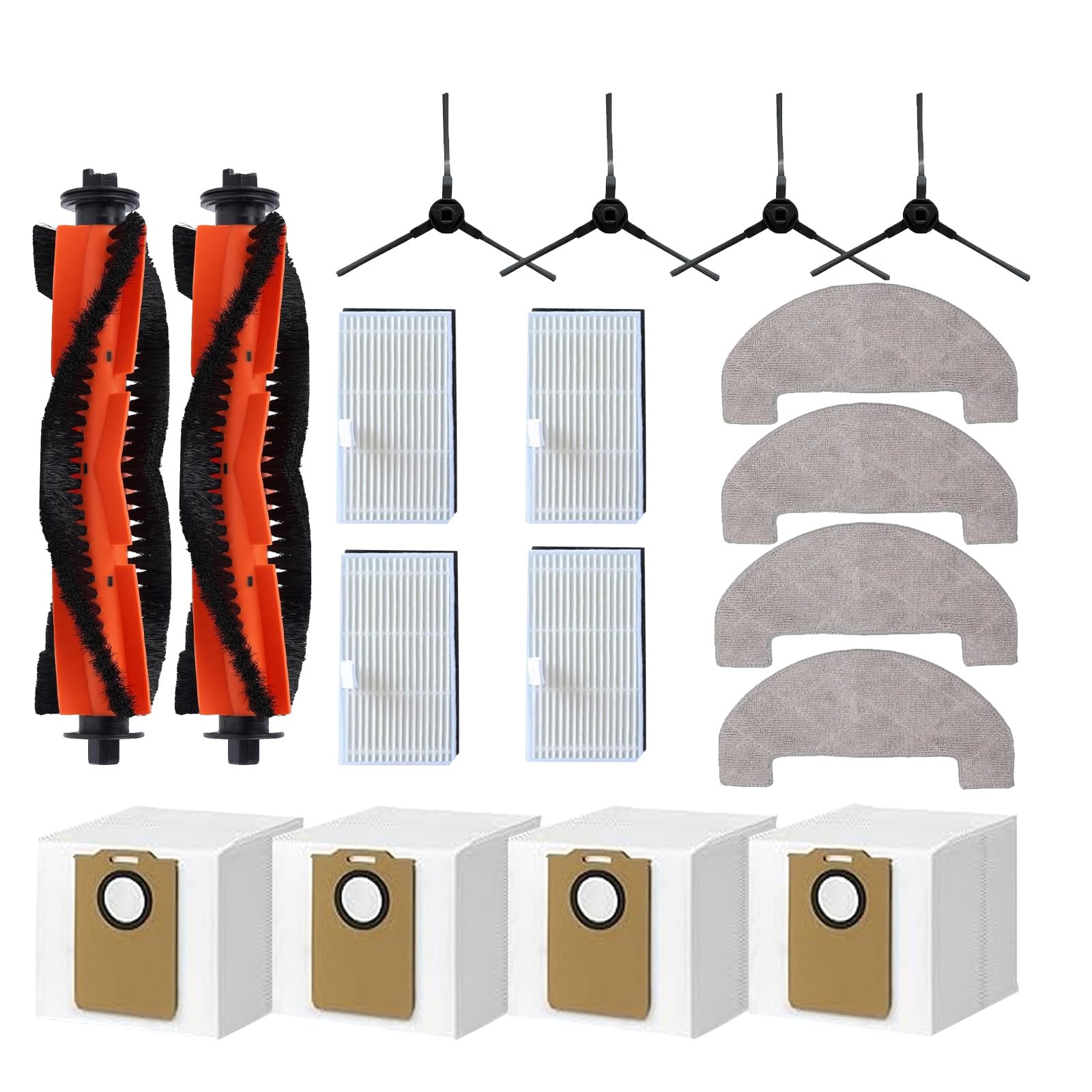 Replacement Parts for uninell UR3 Robot Vacuum Cleaner 18Pack Accessories