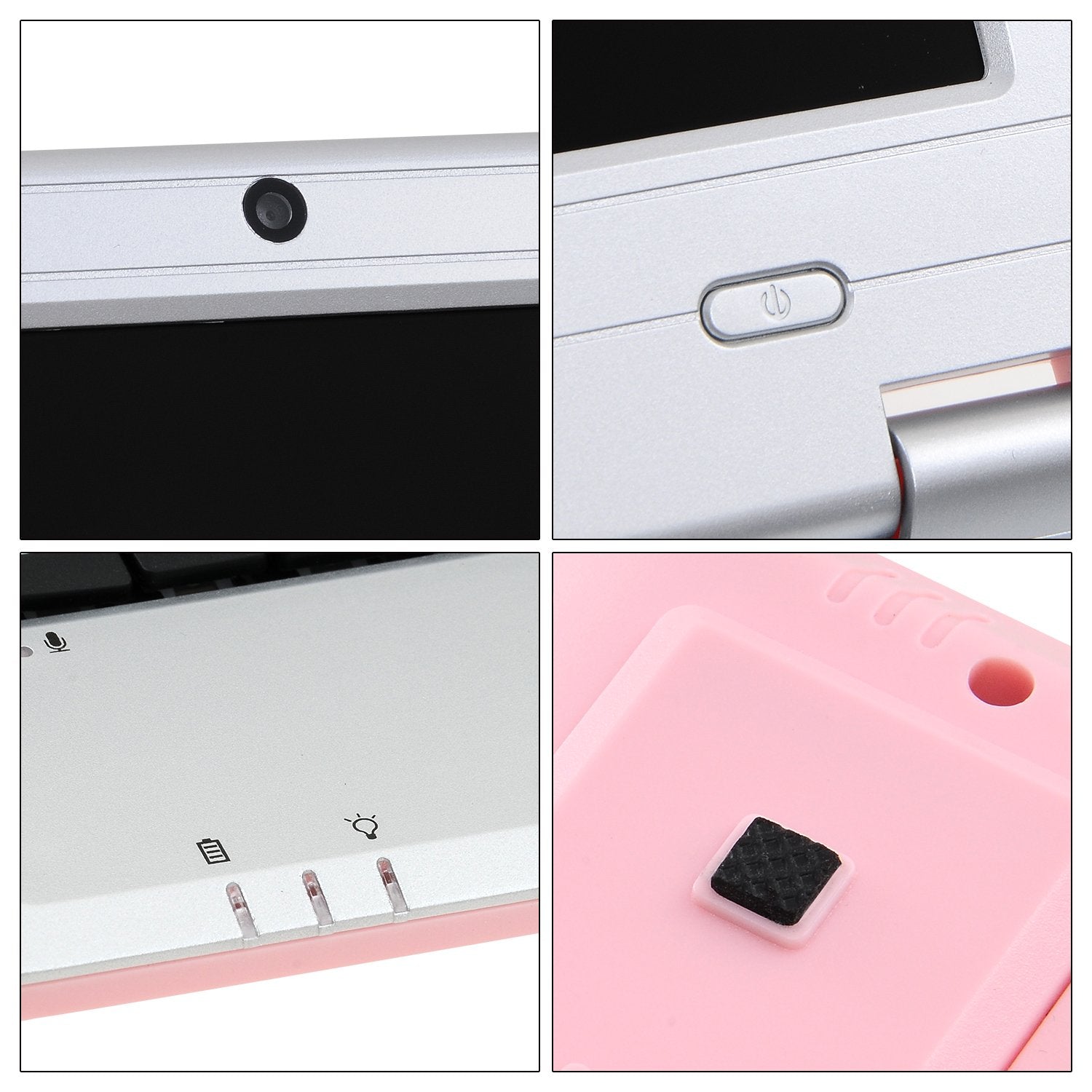 Goldengulf 7 Inch Portable Mini Computer Laptop Pc Netbook For Kids Android 12 Quad Core 32Gb Wifi Built In Camera Netflix Youtu