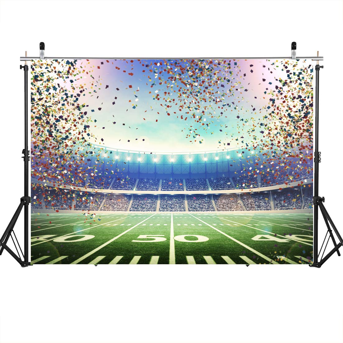 Wolada 7X5Ft Super Bowl Backdrop Super Bowl Sunday Party Backdrop American Football Backdrop Sports Backdrop Super Bowl Photogra