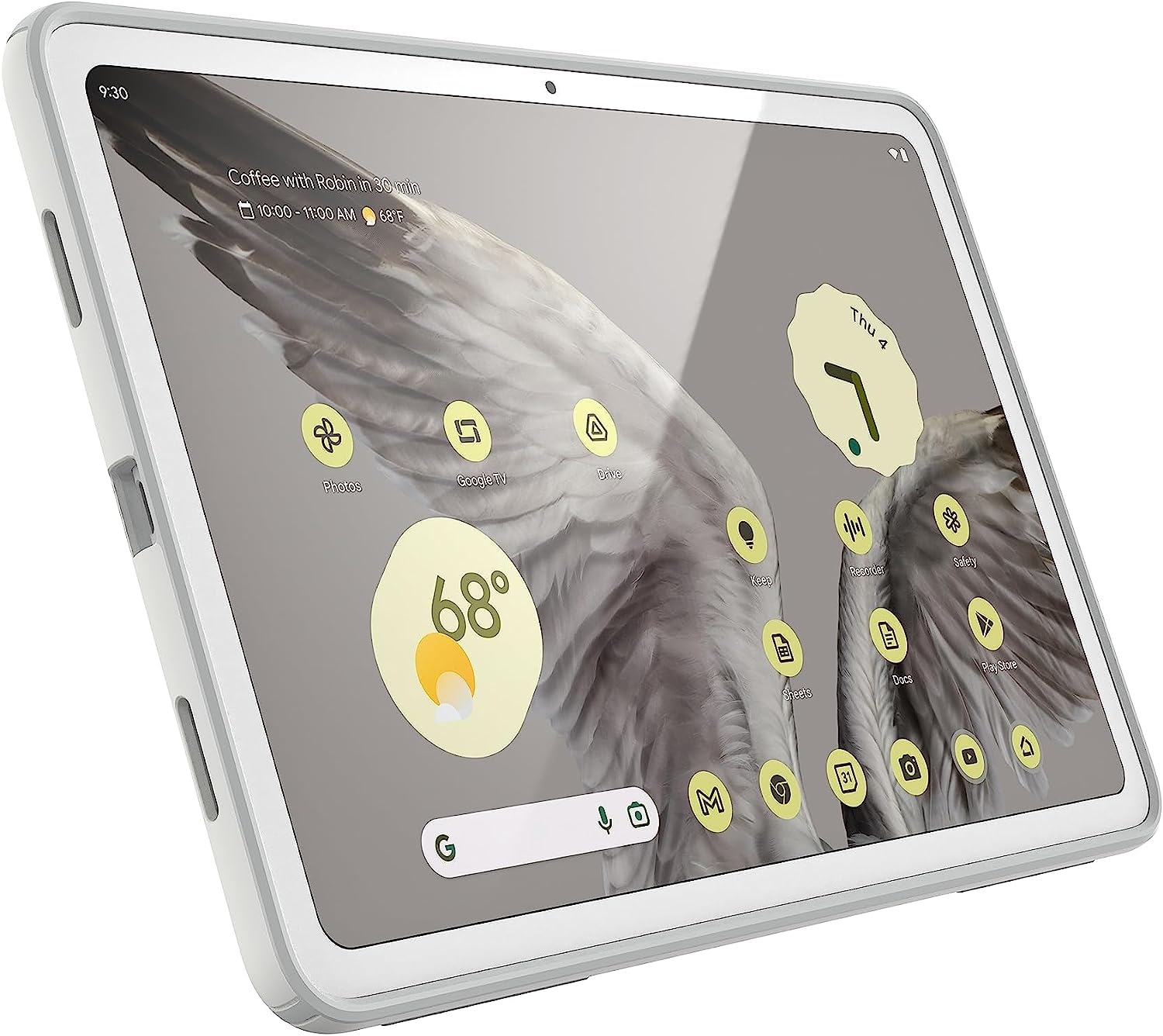 Speck Google Pixel Tablet 2023 Case And Stand - Full Back, Thin, Scratch Resistant, Drop Protection & Adjustable Kickstand - Wor