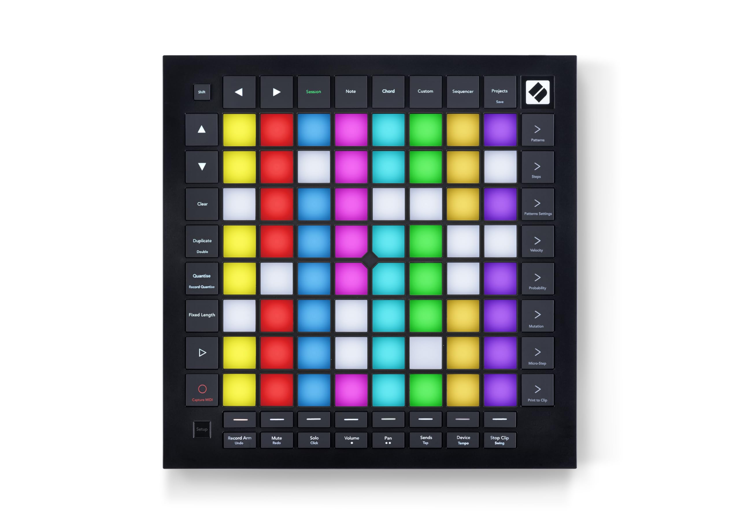 Novation Launchpad Pro Mk3, Midi 64 Grid Controller And Sequencer For Ableton Live, Logic Pro And Hardware, 64 Sensitive Rgb Pad