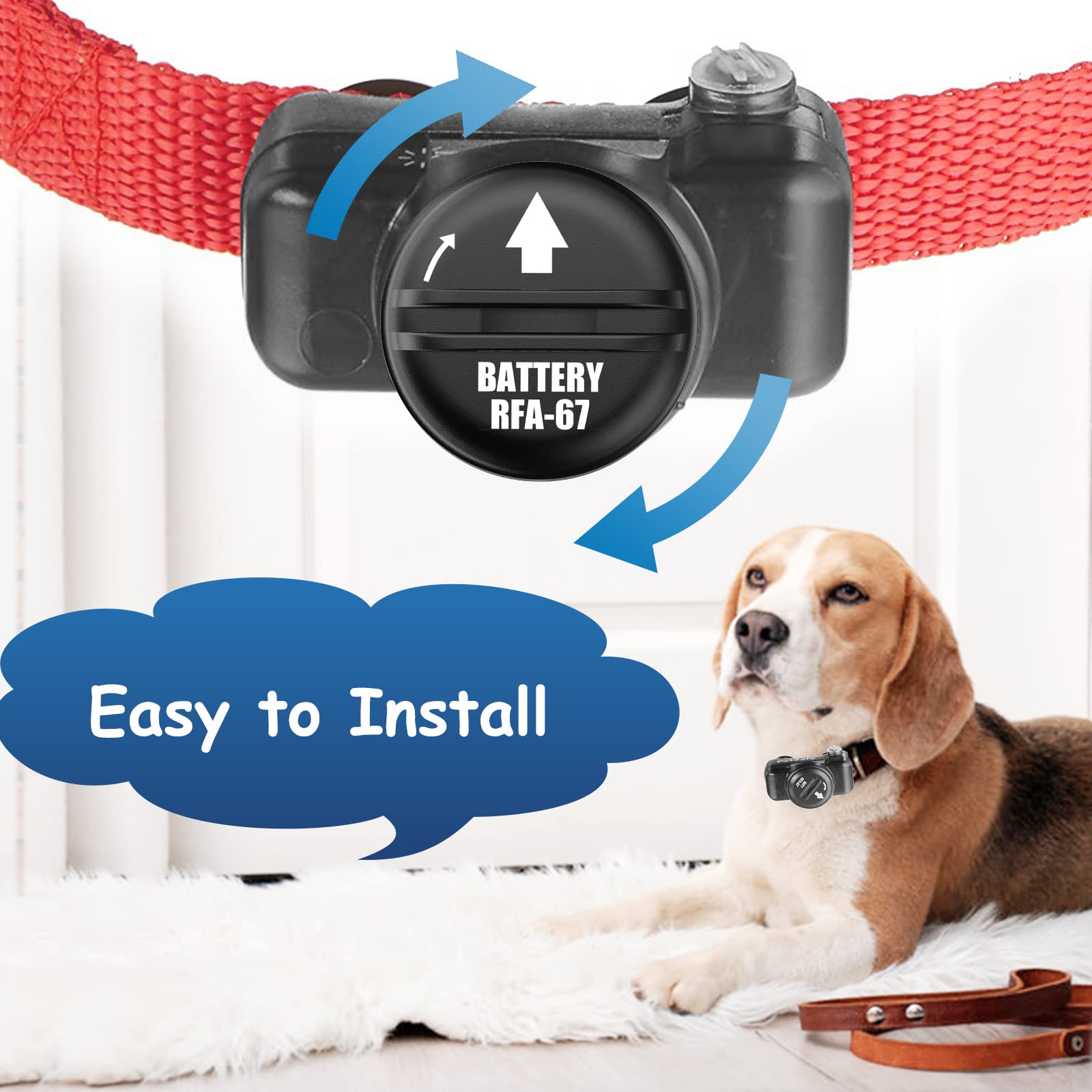 10Pack Rfa-67 6V Replacement Dog Collar Batteries For Pif-300 Pif-275-19 Pul-275 Pif00-15002 Pbc-102 Zig00-16969, Compatible Wit