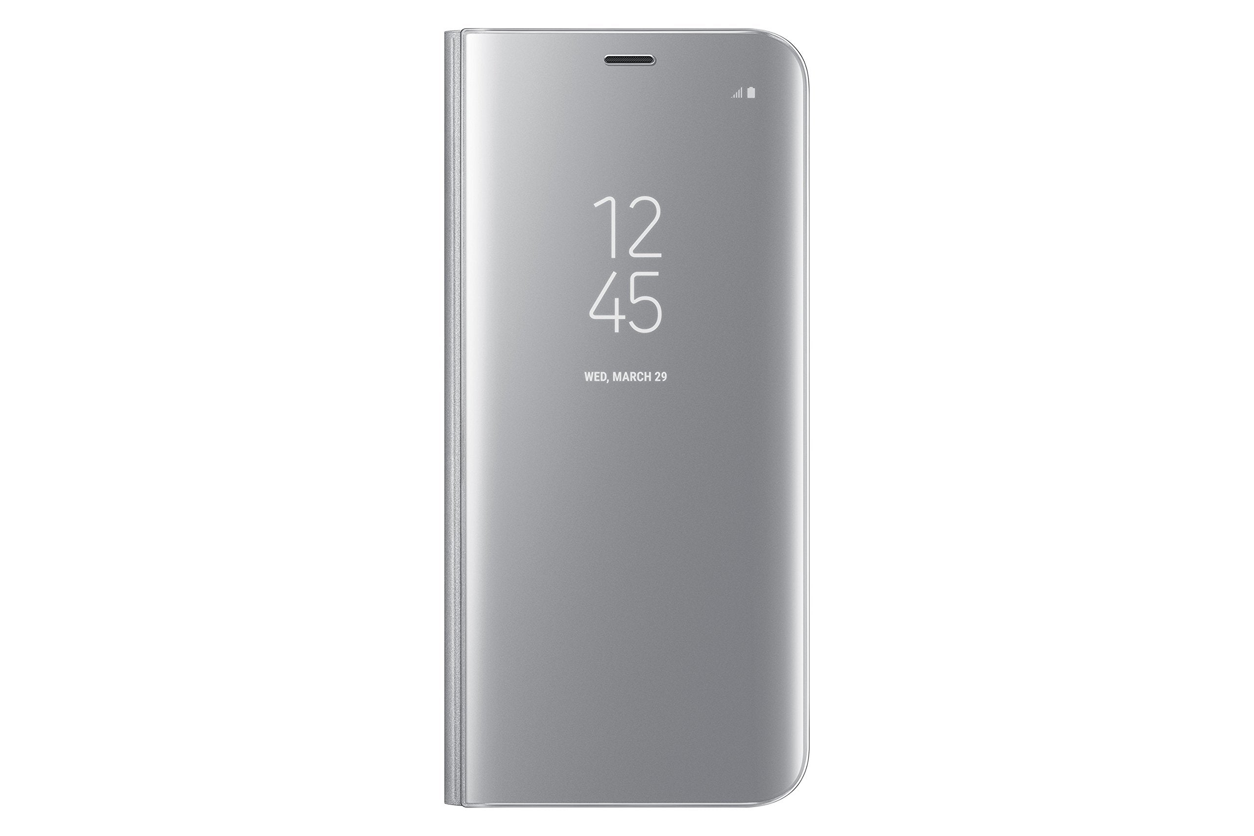 Samsung Galaxy S8 S-View Flip Cover with Kickstand, Silver