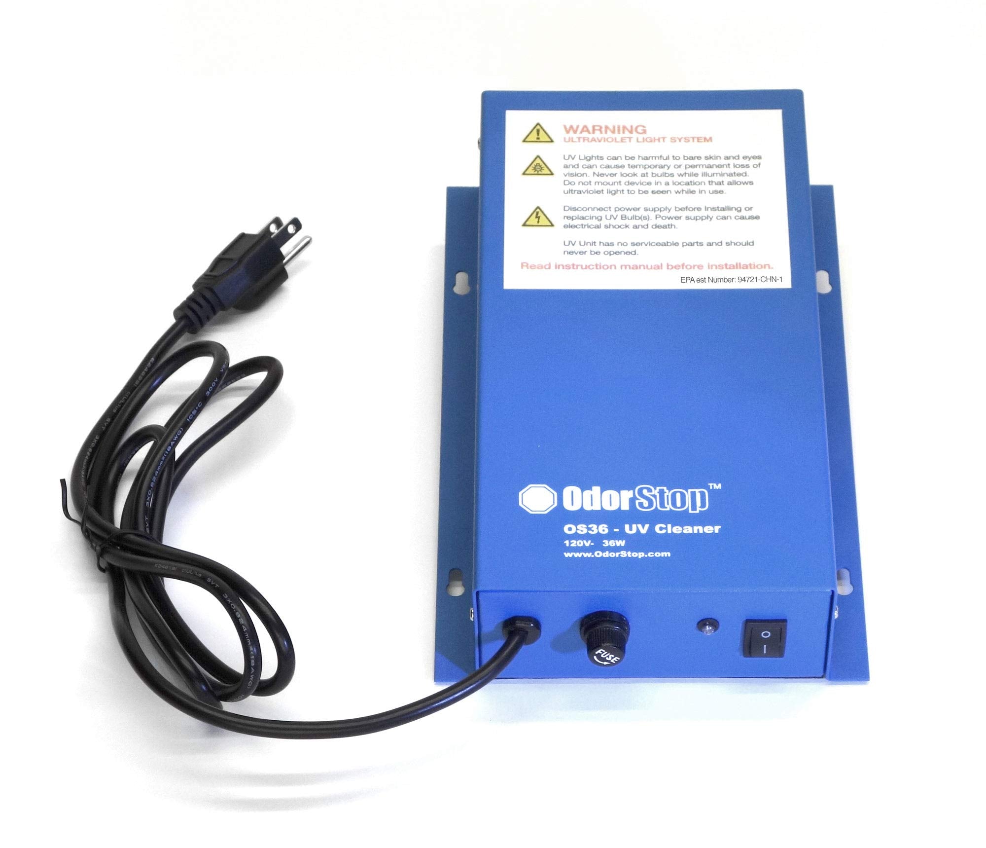 Odorstop Os36 36 36W Uv Air Purifier With 16 In Bulbs