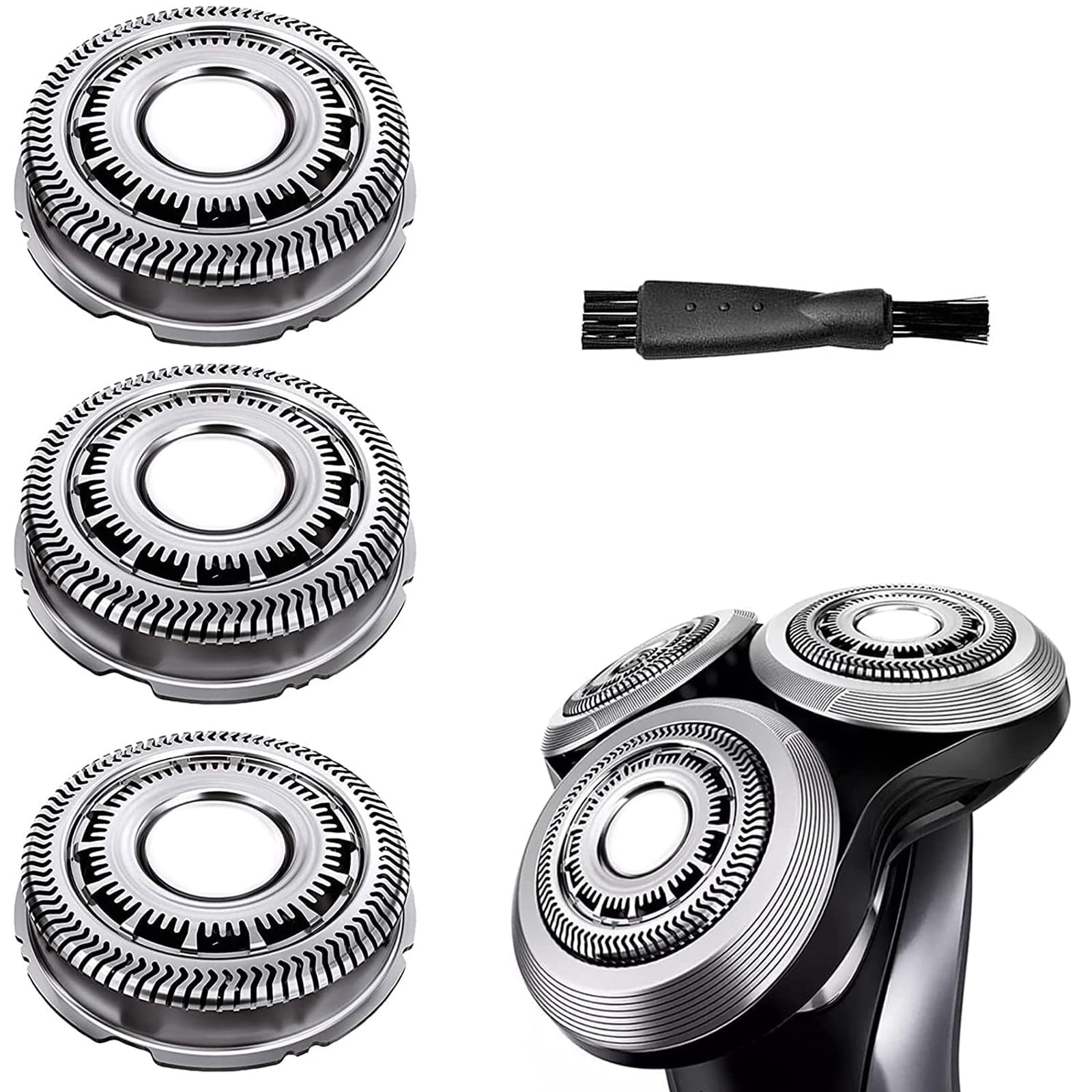 Suleto Sh60/72 Replacement Head Blades Compatible With Philips Series 6000 Razor, Sh60 Replacement Head Compatible With Norelco