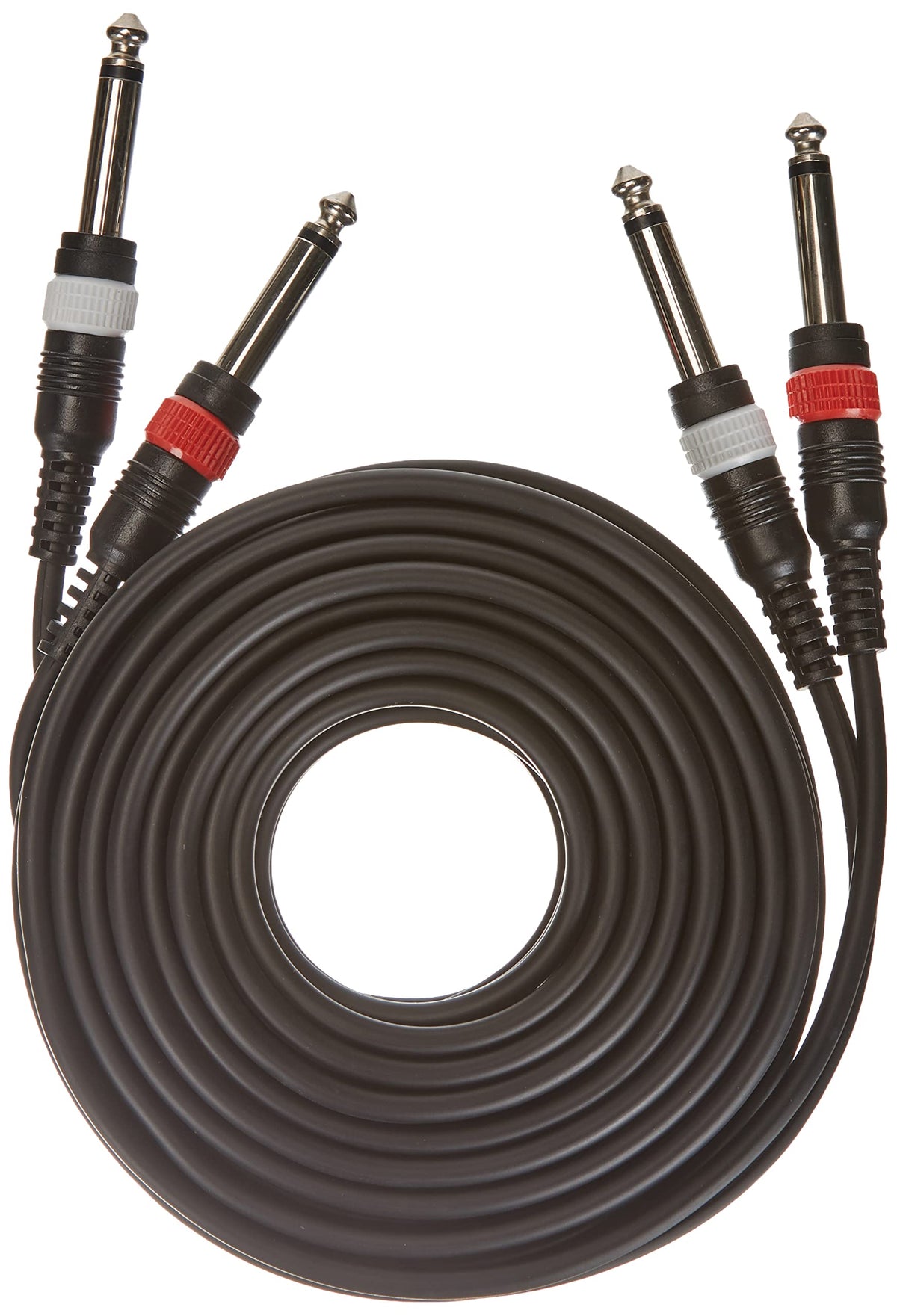 Adam Hall 3 Star Series 6M 2X 6.3Mm Jack Mono To 2X 6.3Mm Jack Mono Audio Cable