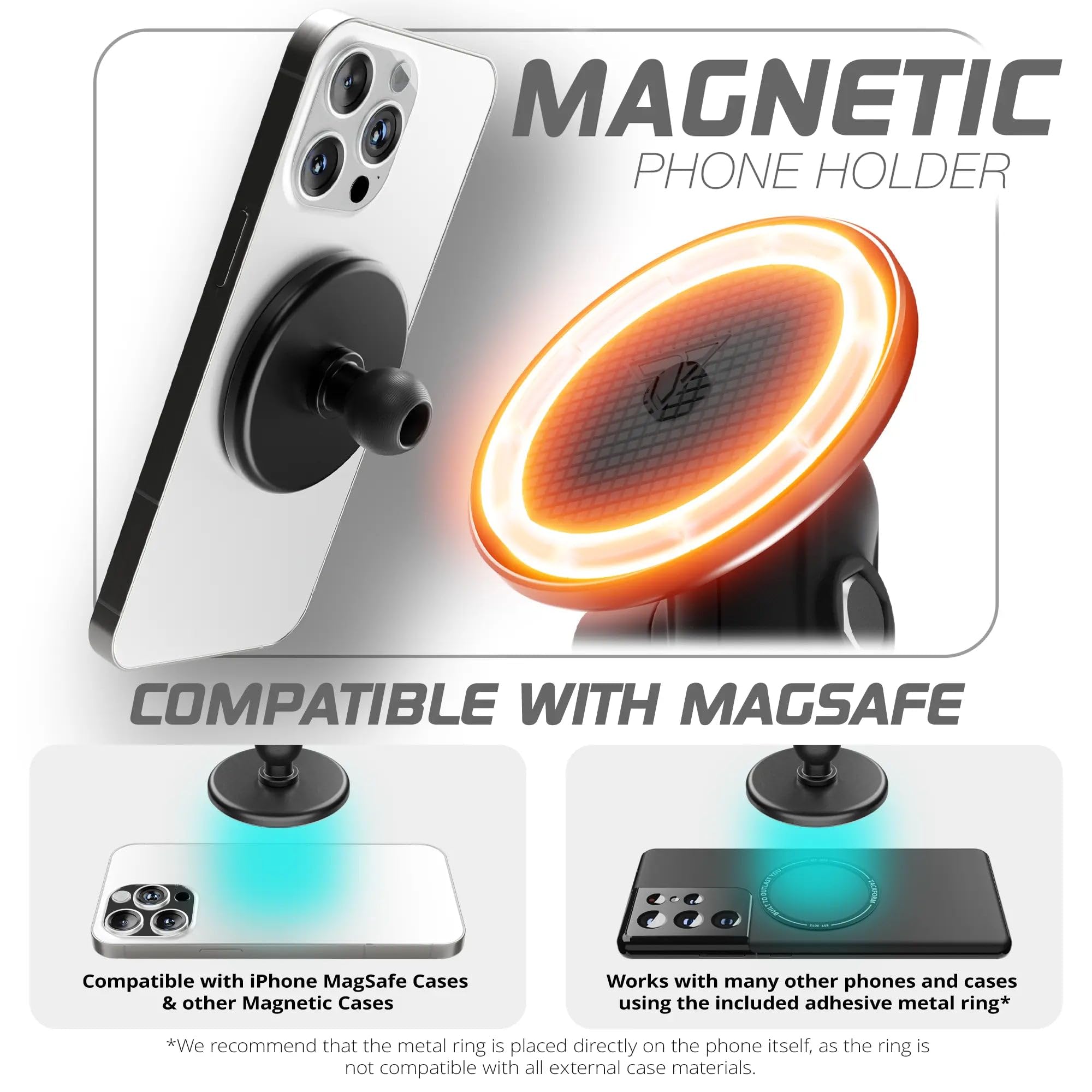 Tackform Link Vent Phone Mount Compatible With 2018 - 2023 Jeep Jl, Gladiator, 4Xe | Aluminum | Zero Slip, Anti-Scratch | Univer