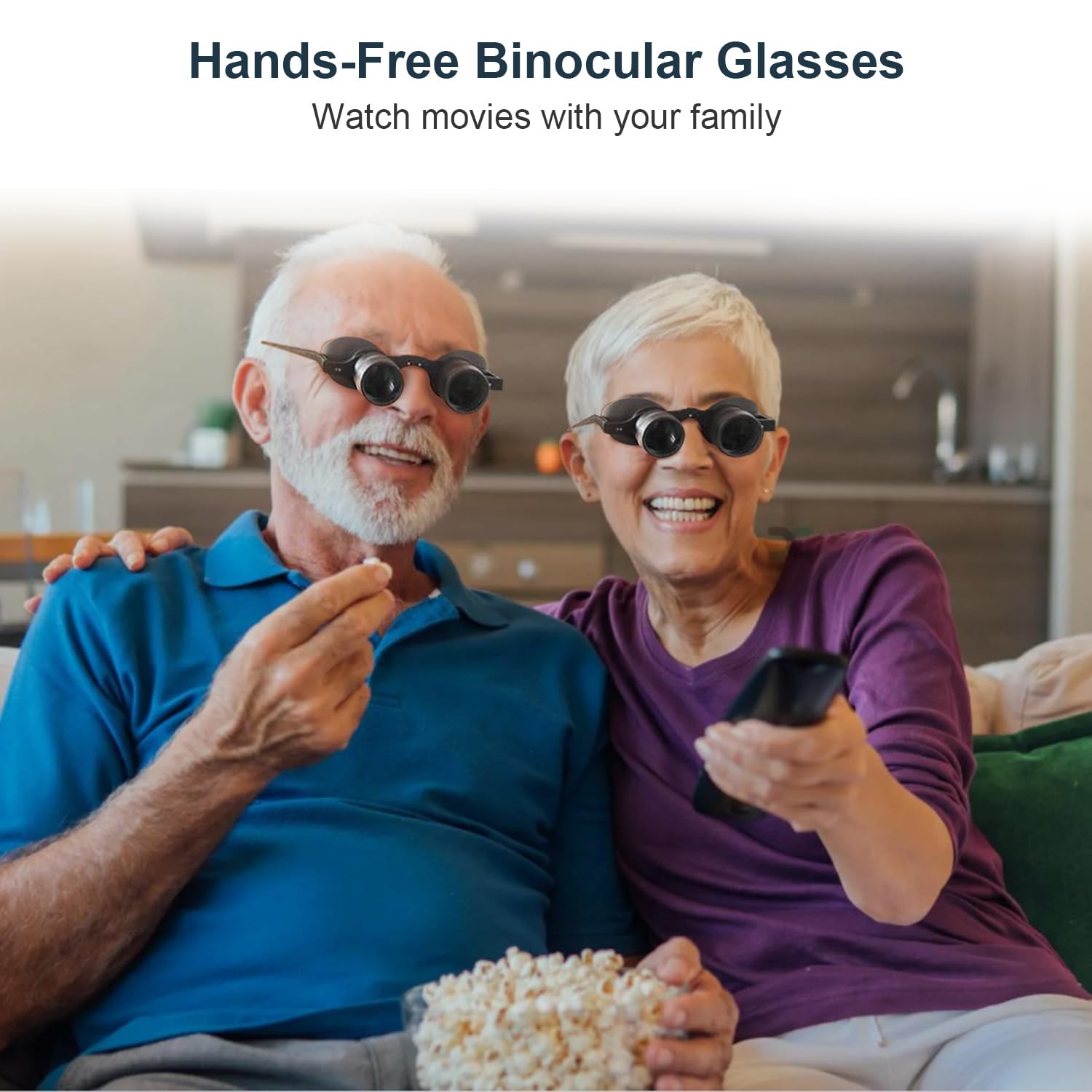 Hands Free Binocular Glasses For Enhanced Viewing   Hd Clarity, Lightweight & Portable, Adjustable Focus, Perfect For Bird Watch