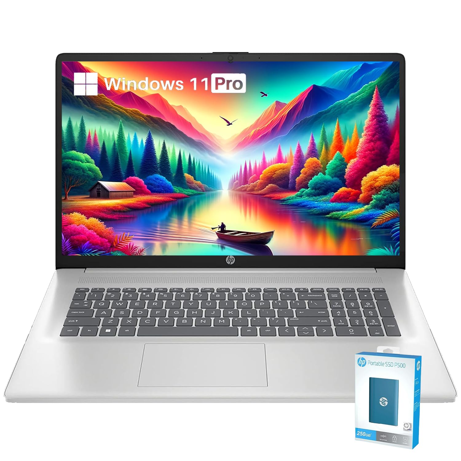 Hp Business Laptop, 17.3'' Hd (1600 X 900) Touchscreen Display, Core I5-1335U Processor, 10 Core, 64Gb Ram | 2Tb Pcie Ssd, Intel