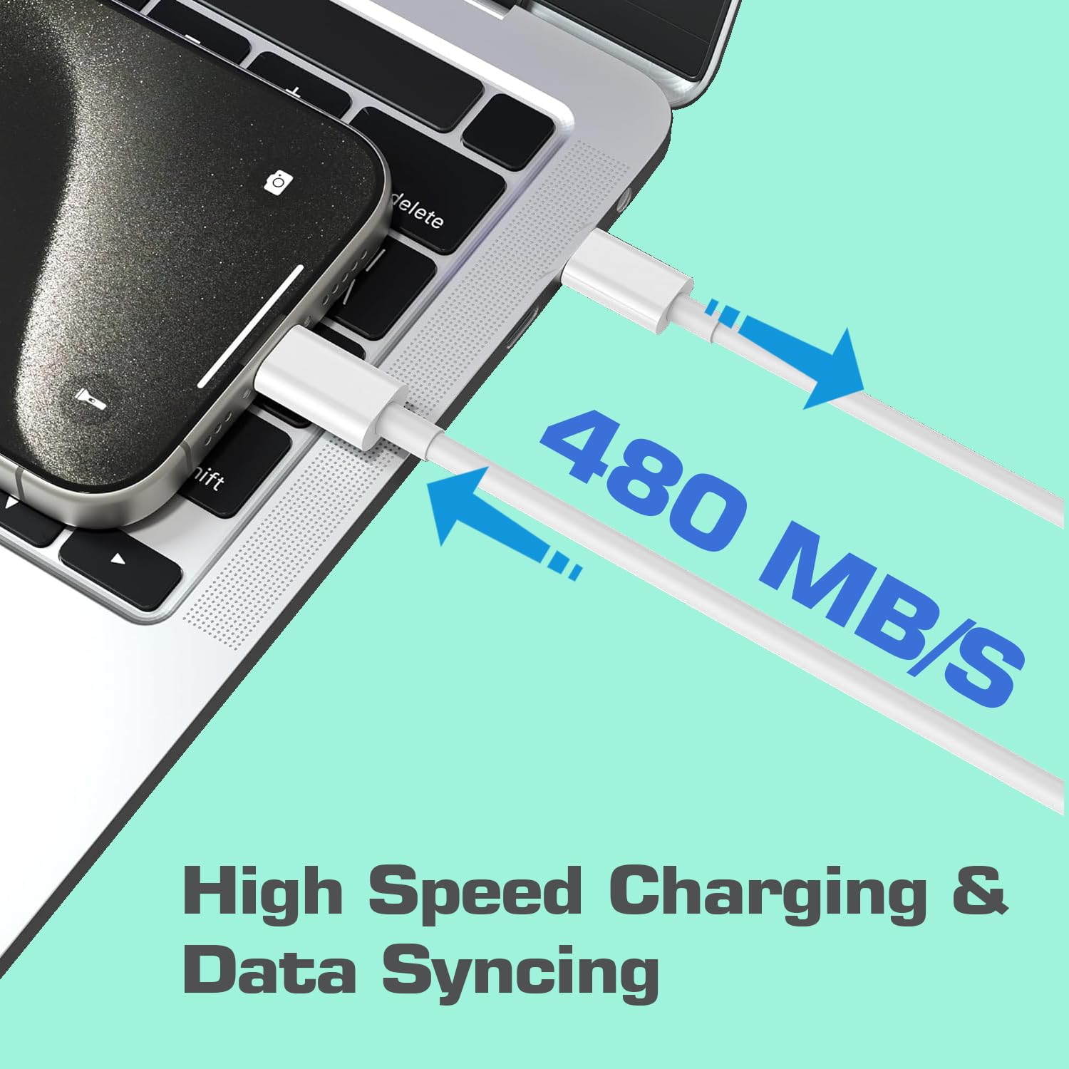 Iphone 15 Charger Fast Charging, 3Pack 20W Usb C Fast Charger Plug 10Ft Usb C To Usb C Cable Cord Compatible Iphone 15/15 Pro/15