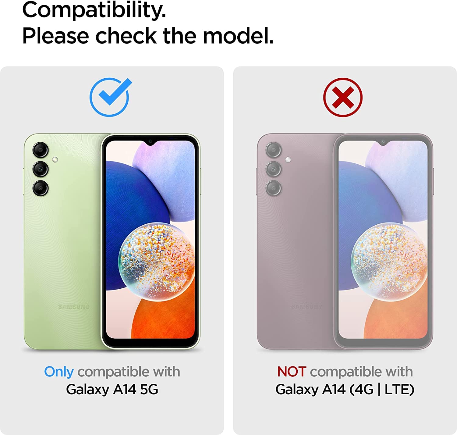 Oakxco For Samsung Galaxy A14 5G Phone Case Liquid Silicone, Fluorescent Bright Solid Color, Cute Thin Slim Soft Rubber Tpu Plai