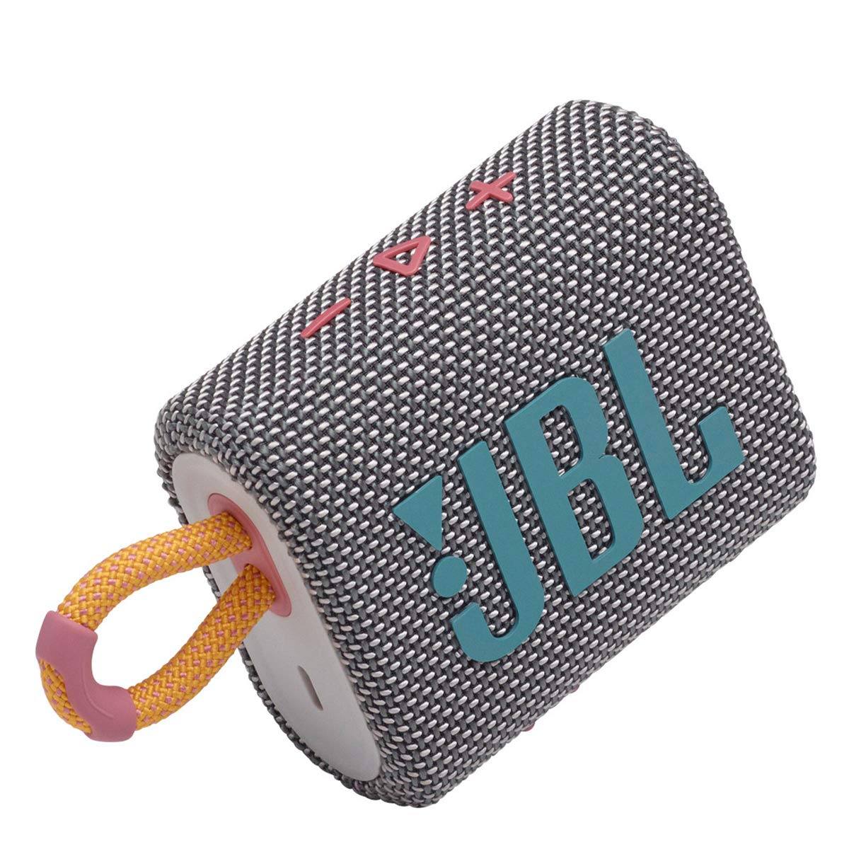 Jbl Go 3: Portable Speaker With Bluetooth, Builtin Battery, Waterproof And Dustproof Feature Gray Jblgo3Gryam
