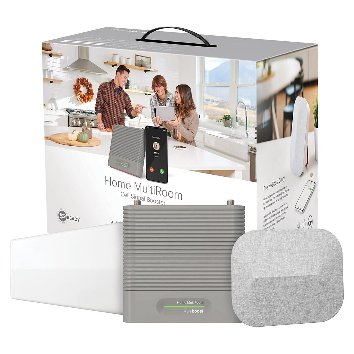 Weboost Home Multiroom   Cell Phone Signal Booster | Boosts 4G Lte & 5G Up To 5,000 Sq Ft For All U.S. Carriers   Verizon, At&T,
