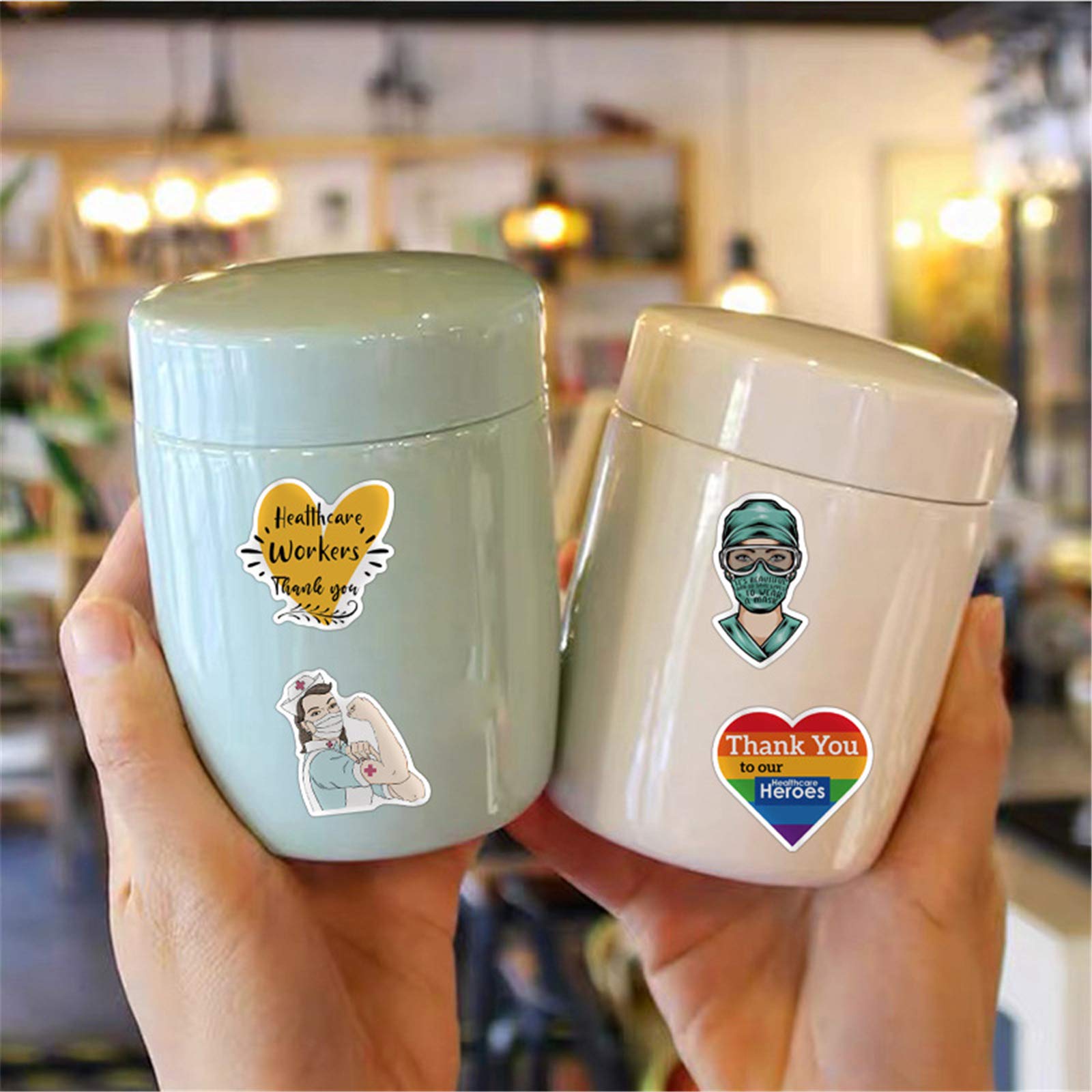 50 Pcs Nurse Stickers, Vinyl Nursing Stickers Decals For Laptops And Water Bottles, Nurse Accessories For Work (Nurse)