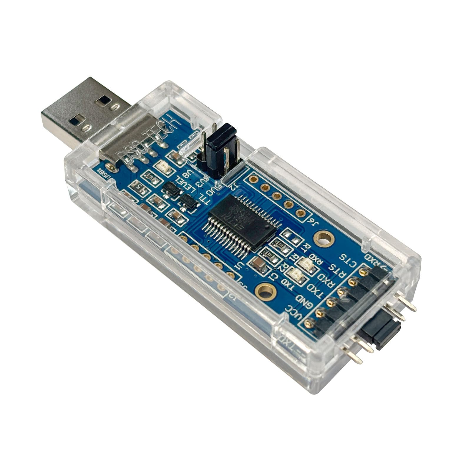 Dsd Tech Sh U09C2 Usb To Ttl Adapter Built In Ftdi Ft232Rl Ic For Debugging And Programming