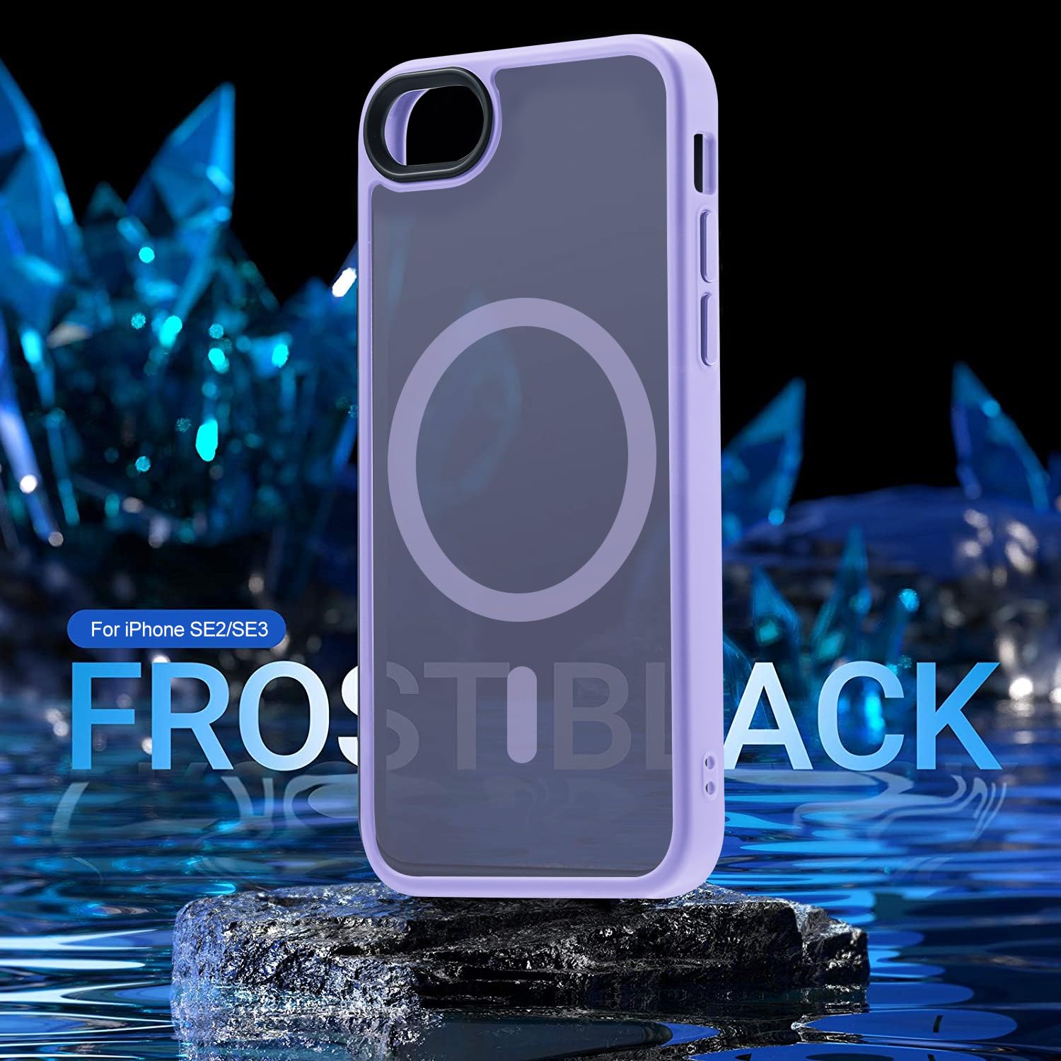 Yriklso For Iphone Se 2022/Iphone Se 2020/Iphone 8 Magnetic Case, Built In Magnets Compatible With Magsafe, Translucent Matte Ha