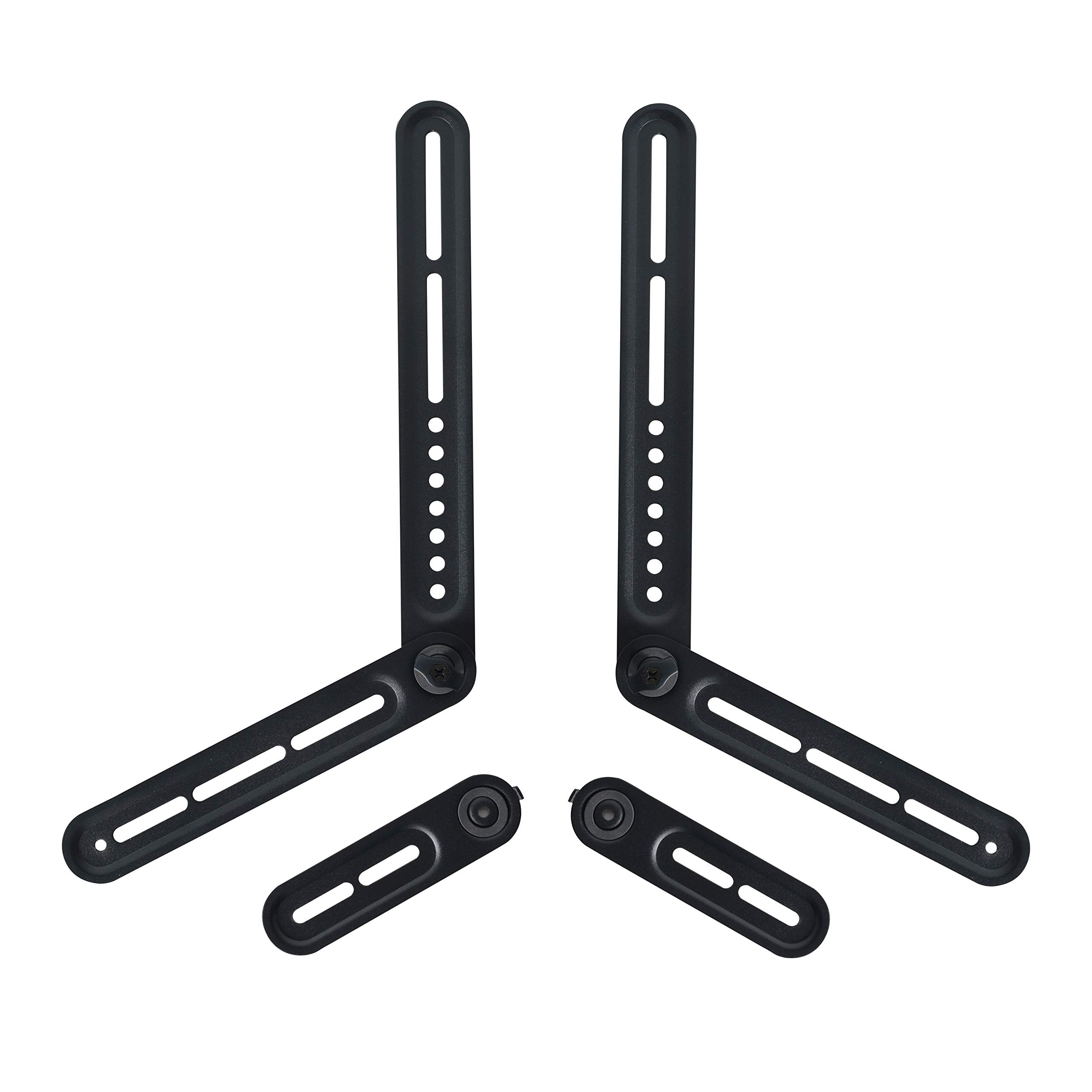 Dynavista Soundbar Mount Sound Bar Tv Bracket For Mounting Above Or Under Tv, Fits 22Lbs(10Kg) With Adjustable Long And Short Ex