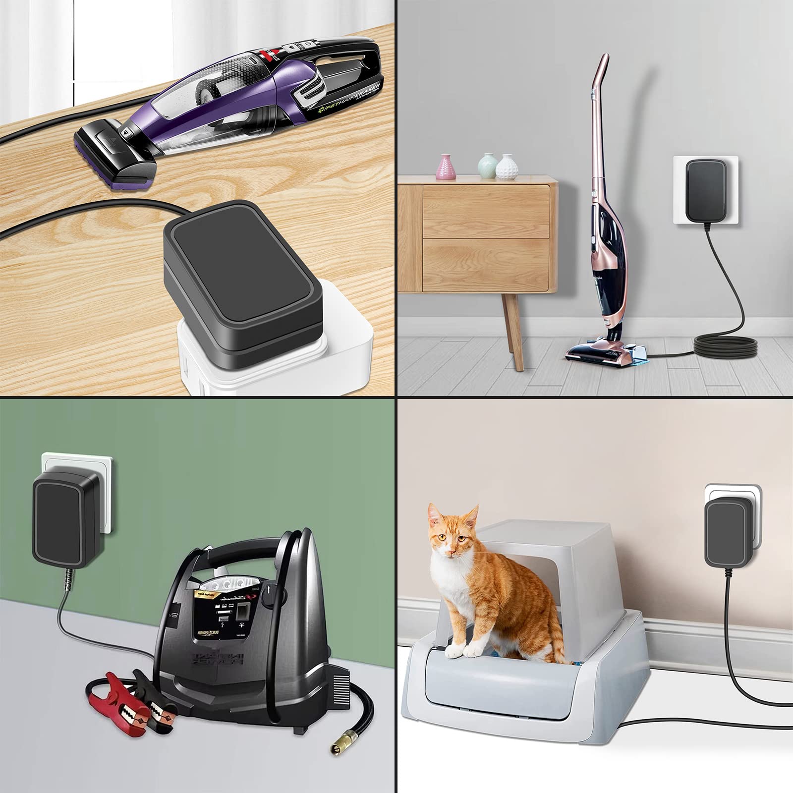 Tkdy 18V 1A Dc Power Supply Adapter, 110-240V Ac To Dc 18Volt Us Plug Fit For 18Vdc 1000Ma 750Ma 500Ma Power Cord For Logitech S