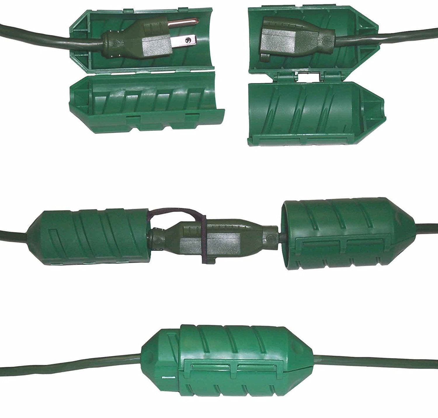 Farm Innovators Model Cc 2 Cord Connect Water Tight Cord Lock   Green (2 Pack)