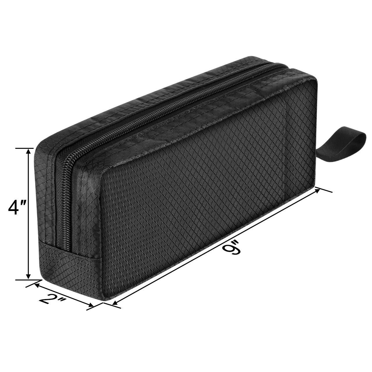 Cm Travel Cable Organizer Case Bag Portable Computer Accessories Zipper Mesh Pouch Bag For Holding Laptop Mouse, Power Bank, Usb