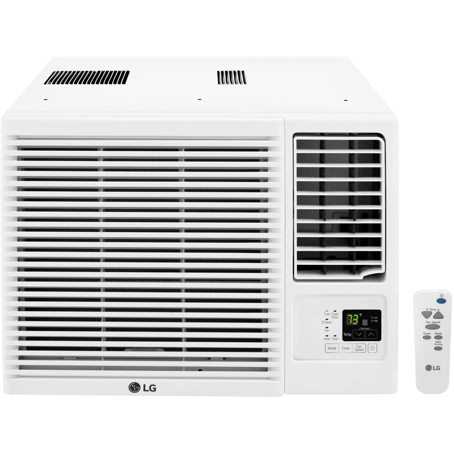 Lg 18,000 Btu Window Air Conditioner With Heat, 230/208V, Cools 1,000 Sq.Ft. For Bedroom, Living Room, Basement, Apartment, With