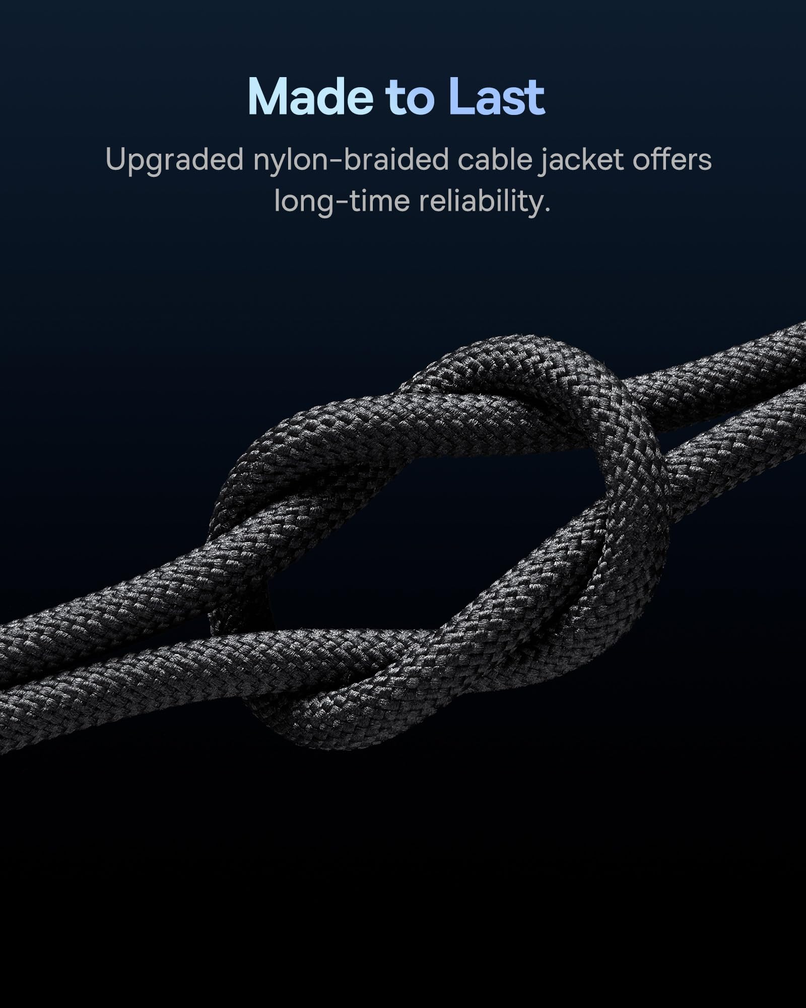 Baseus Usb C Cable, 2 Pack 3.3Ft 100W 5A Fast Charging Usb C To Usb C Cable, Zinc Alloy Nylon Braided Usb Type C Charger Cable For Iphone 16 15 Pro/Plus/Pro Max, Macbook, Ipad Pro/Mini, Galaxy S24/S23